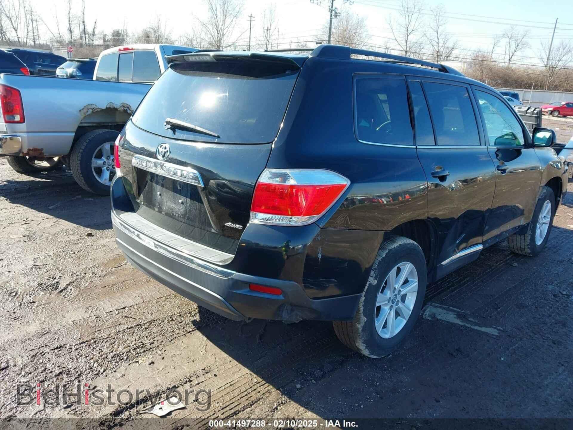 2013 TOYOTA HIGHLANDER - VIN: 5TDBK3EH8DS227166 - Фото 4