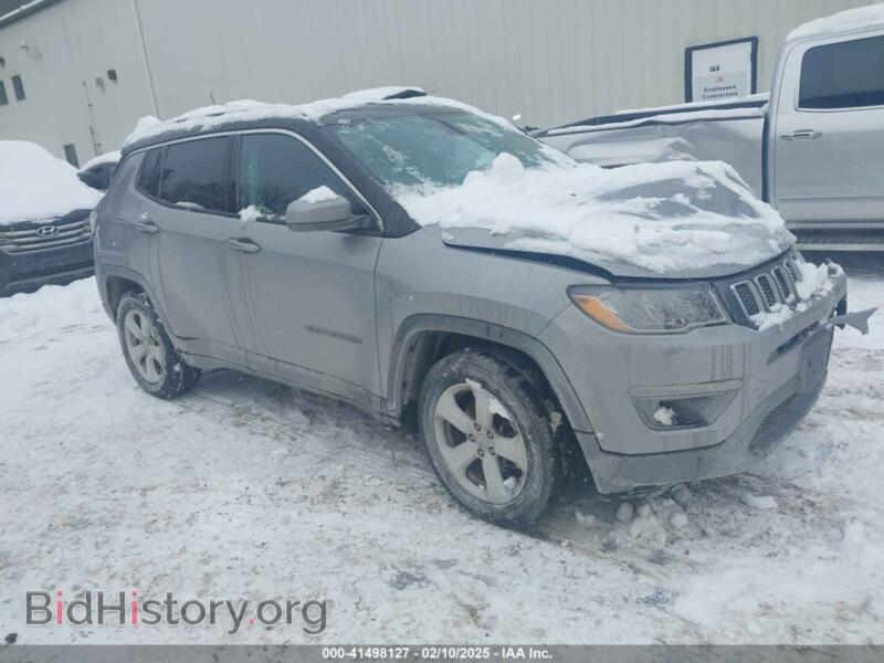 2020 Jeep COMPASS Latitude 4X4 (VIN 3C4NJDBBXLT100333) — photo 1 of 15, IAAI, damage: front end