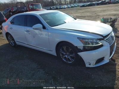 2013 Lexus LS 460 L, белый — VIN JTHDL5EF2D5005596, IAAI