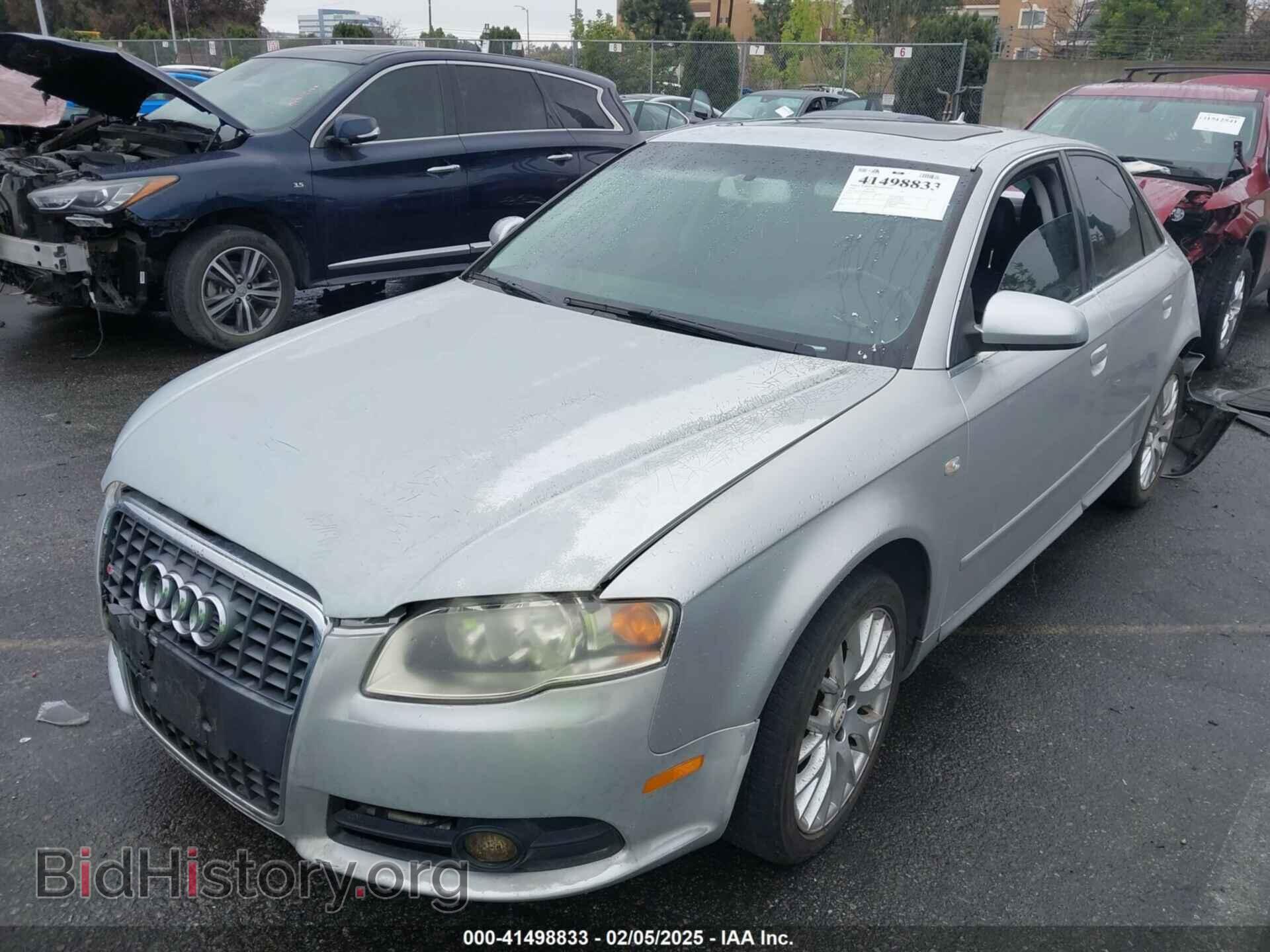 2008 AUDI A4 - VIN: WAUAF78E68A098627 - Фото 2