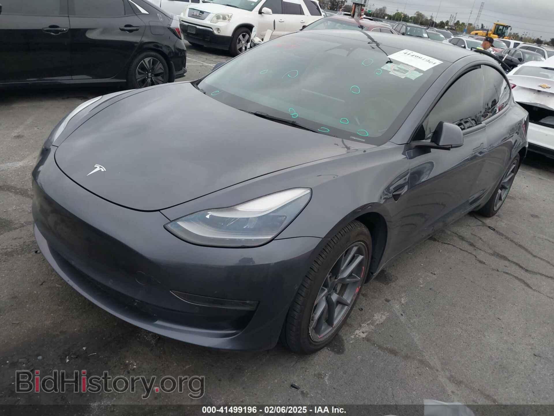 2022 TESLA MODEL 3 - VIN: 5YJ3E1EB4NF255905 - Фото 2