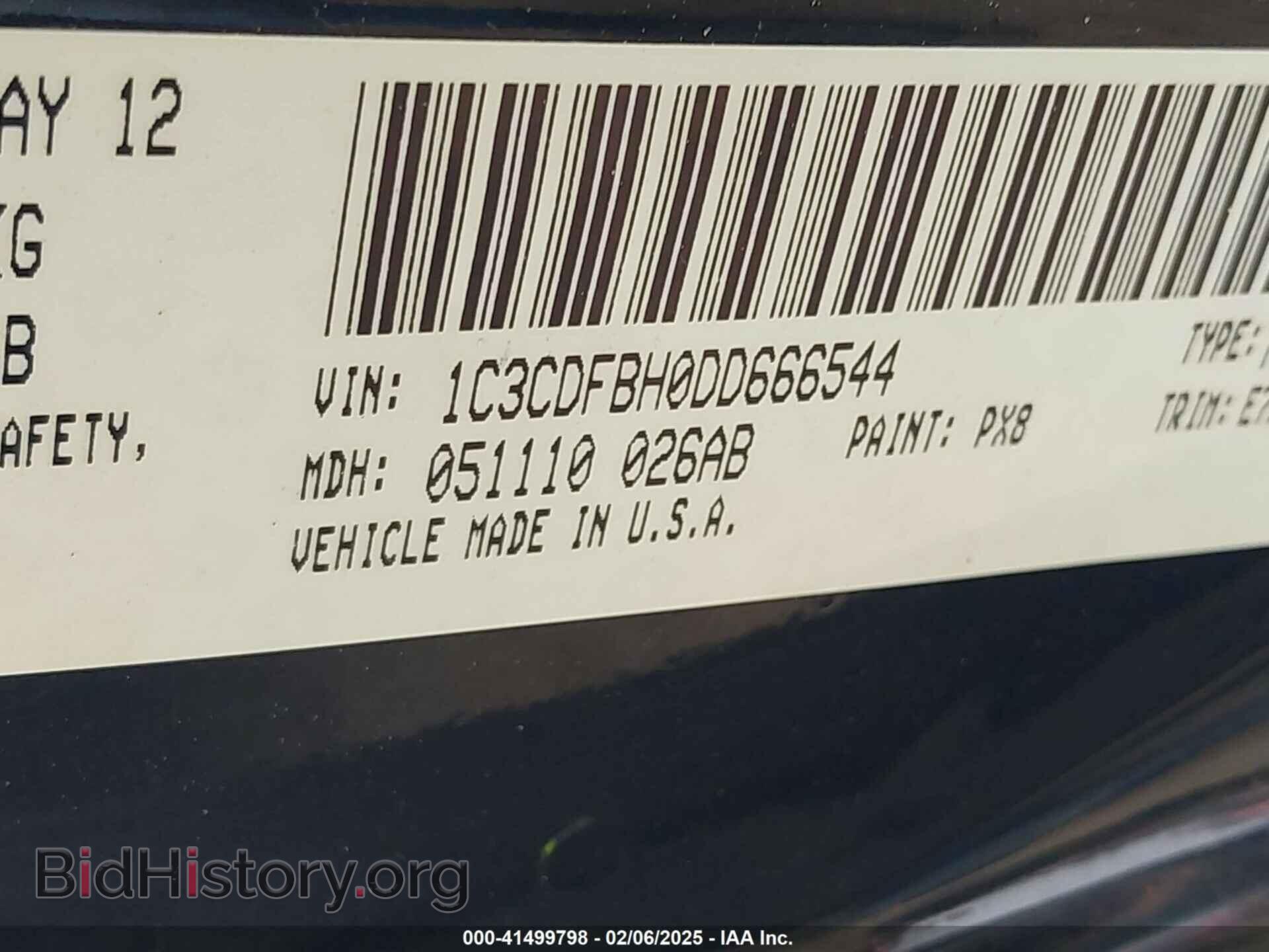 2013 DODGE DART - VIN: 1C3CDFBH0DD666544 - Photo 9