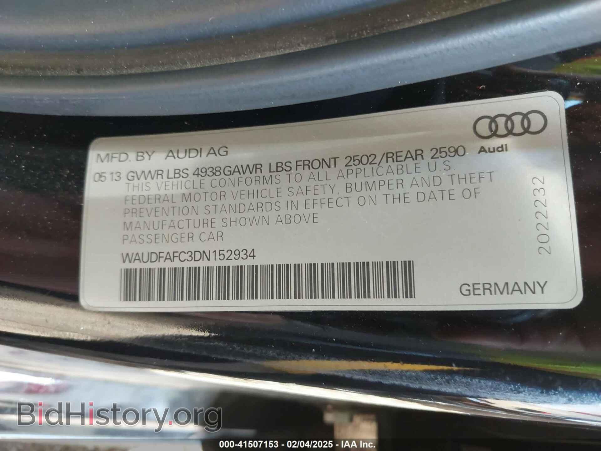2013 AUDI A6 - VIN: WAUDFAFC3DN152934 - Фото 9