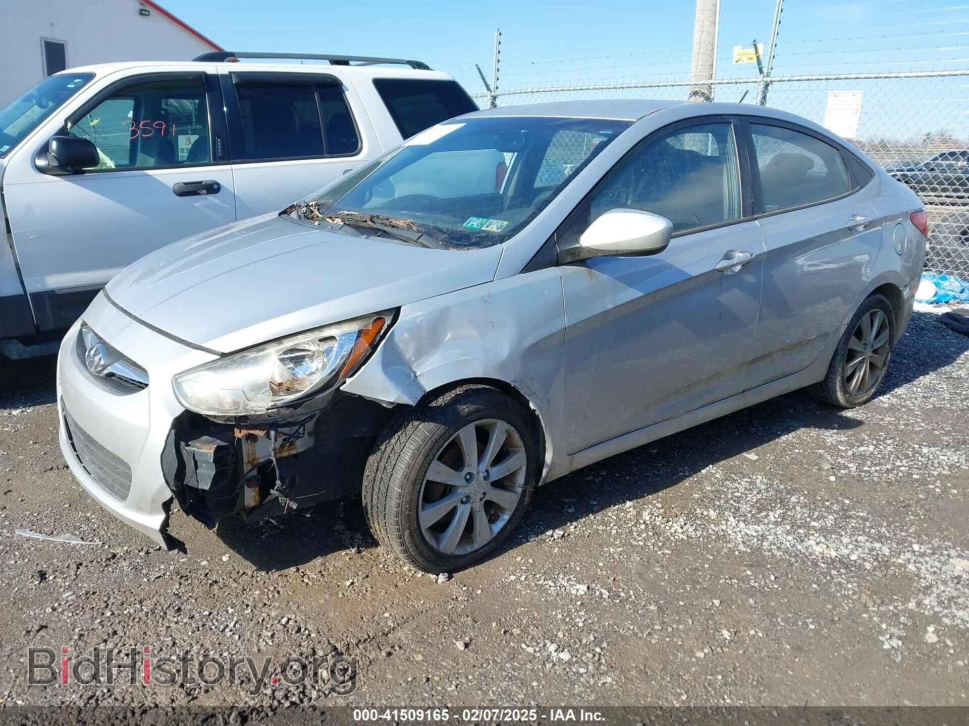 2012 HYUNDAI ACCENT - VIN: KMHCU4AEXCU145140 - Фото 2