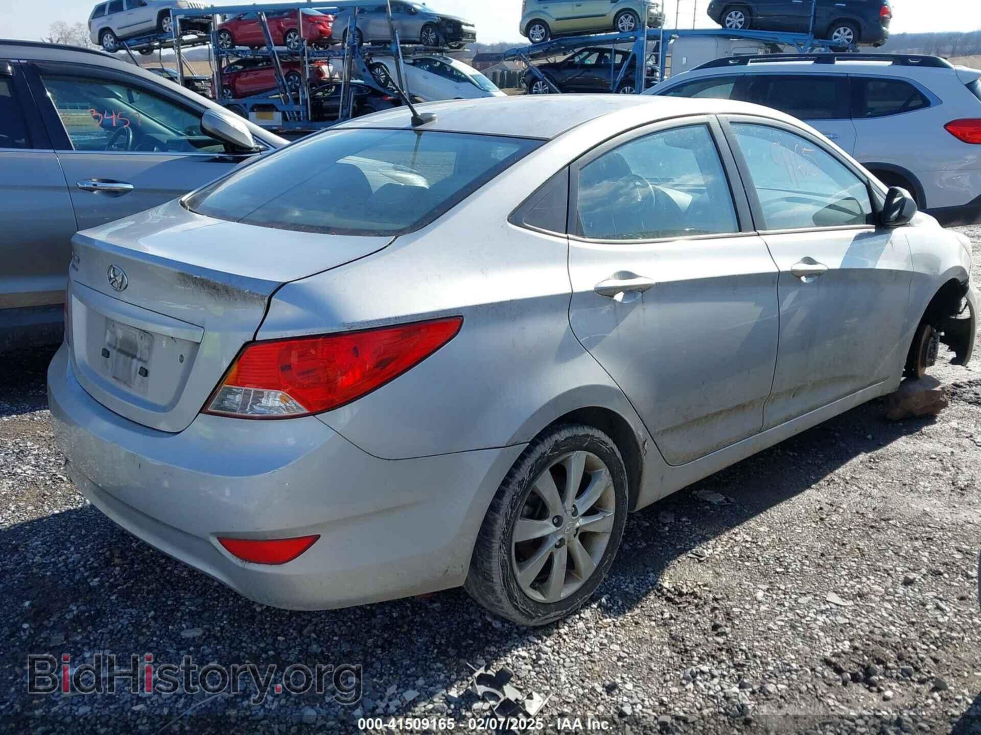 2012 HYUNDAI ACCENT - VIN: KMHCU4AEXCU145140 - Фото 4