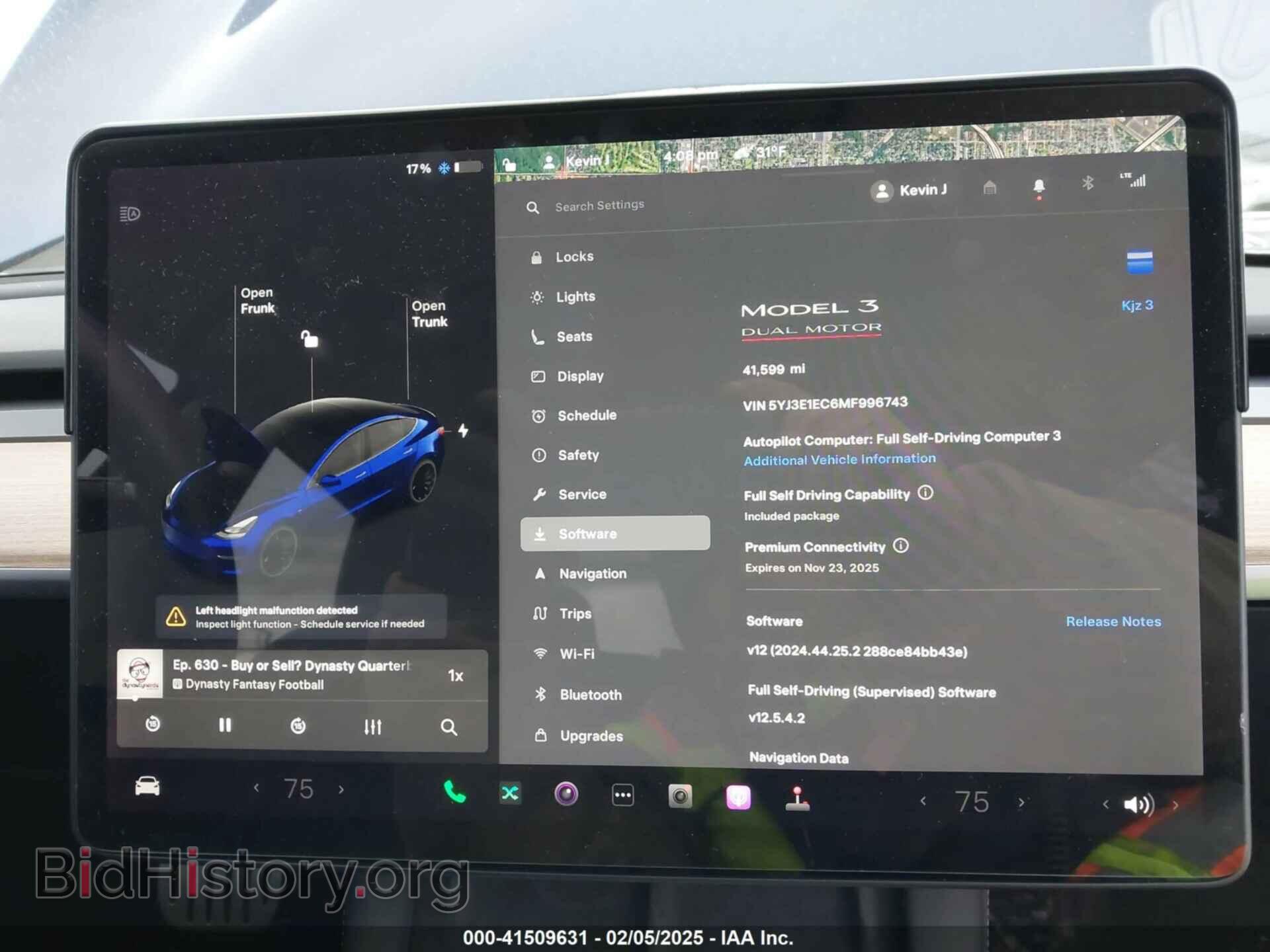 2021 TESLA MODEL 3 - VIN: 5YJ3E1EC6MF996743 - Фото 7