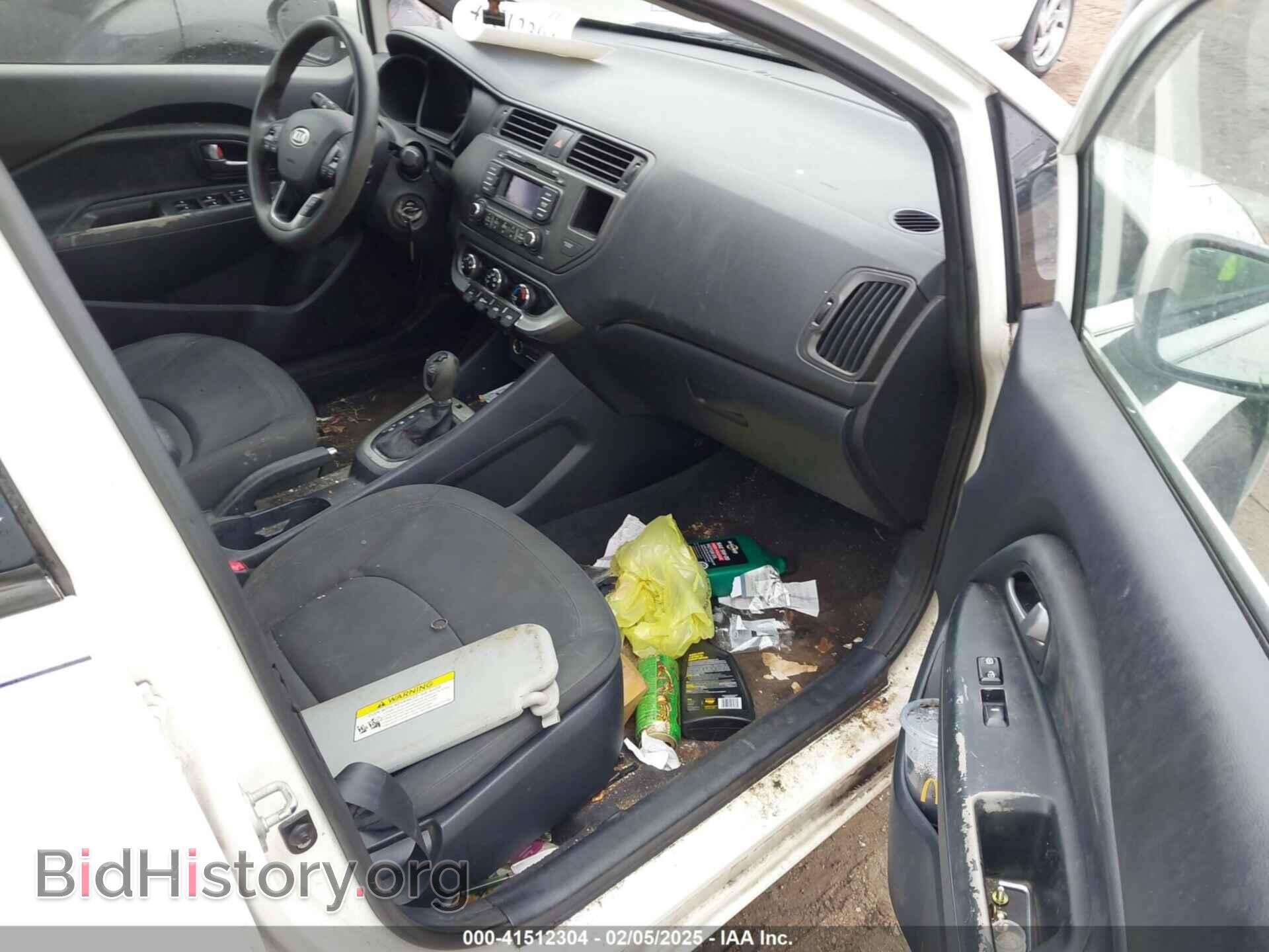 2012 KIA RIO - VIN: KNADN4A32C6093654 - Фото 5