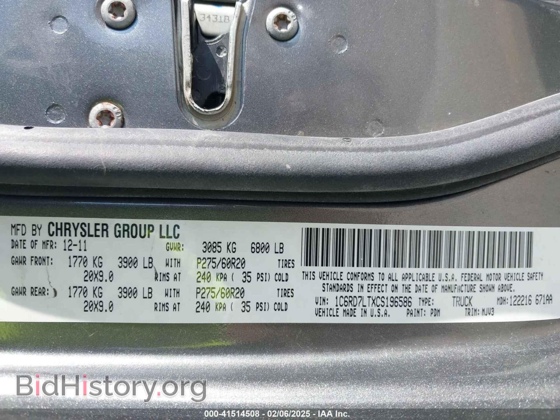 2012 RAM 1500 - VIN: 1C6RD7LTXCS196586 - Photo 9