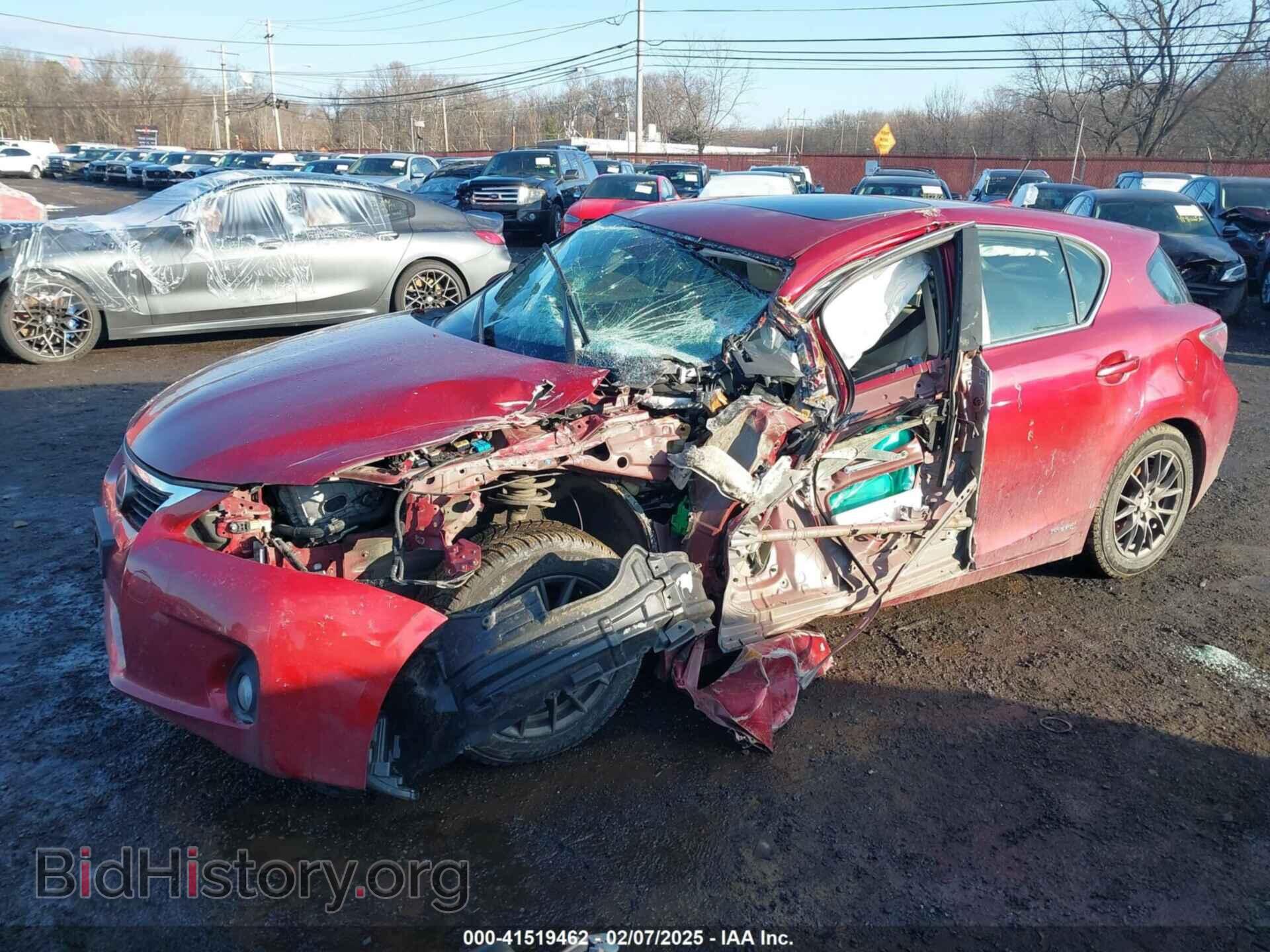 2012 LEXUS CT 200H - VIN: JTHKD5BH6C2094597 - Фото 2