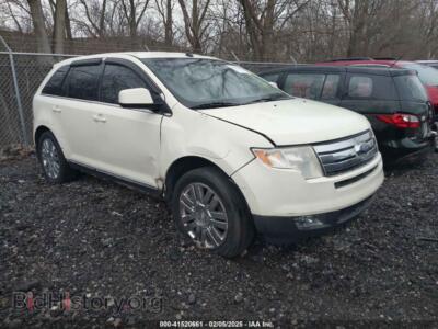 2008 Ford EDGE Limited, white — VIN 2FMDK49CX8BA71485, IAAI