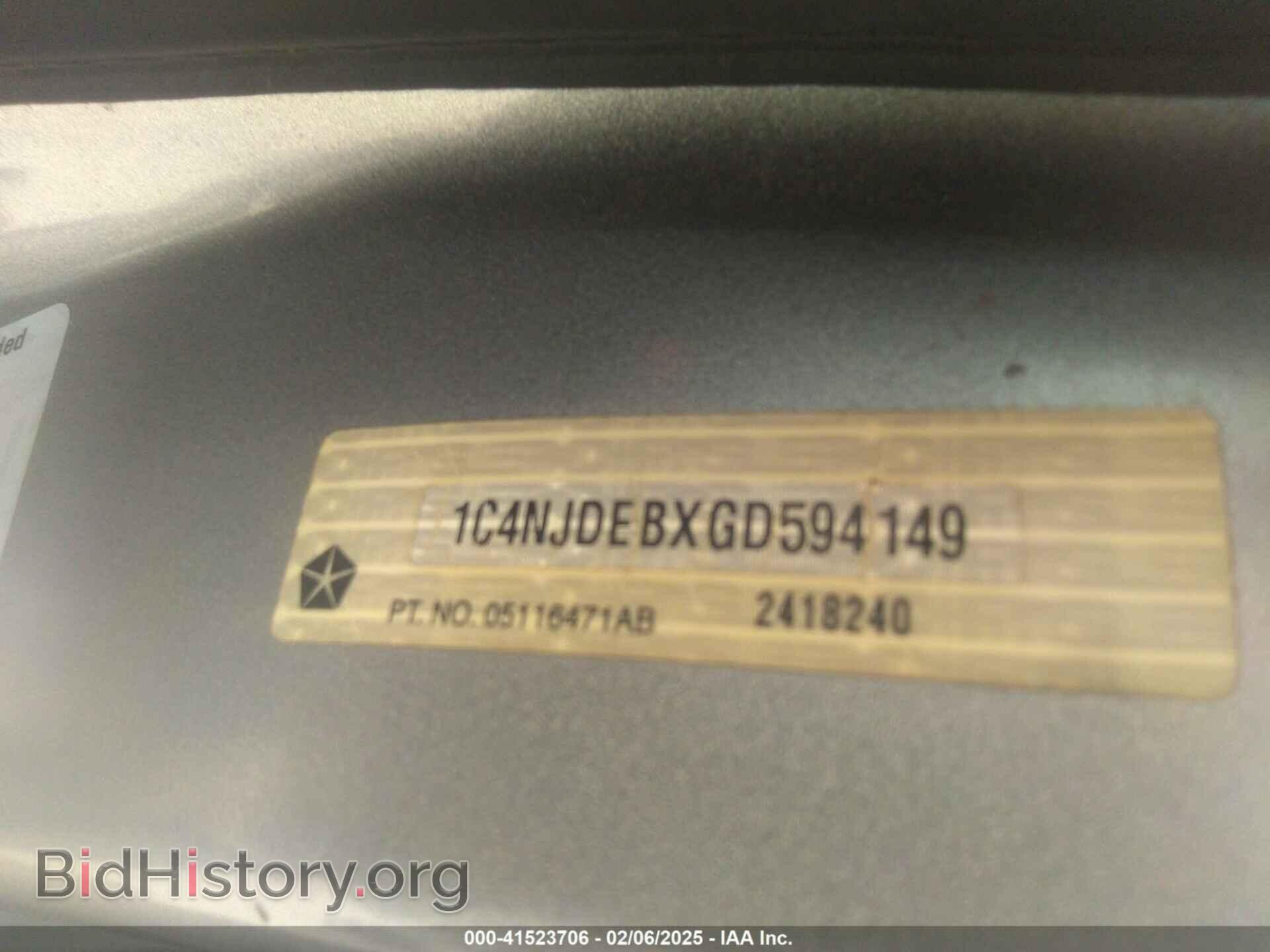 2016 JEEP COMPASS - VIN: 1C4NJDEBXGD594149 - Фото 9