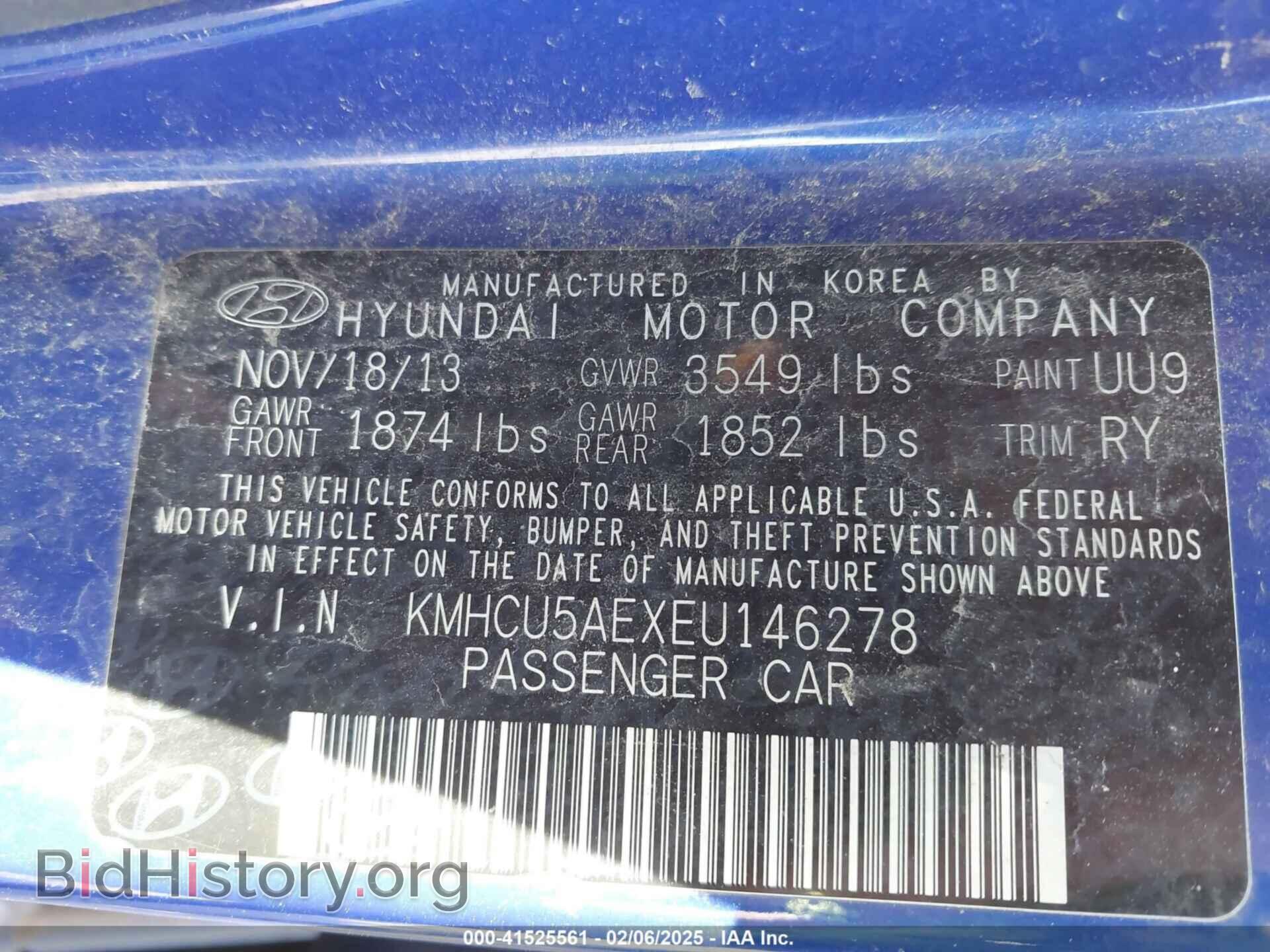 2014 HYUNDAI ACCENT - VIN: KMHCU5AEXEU146278 - Фото 9