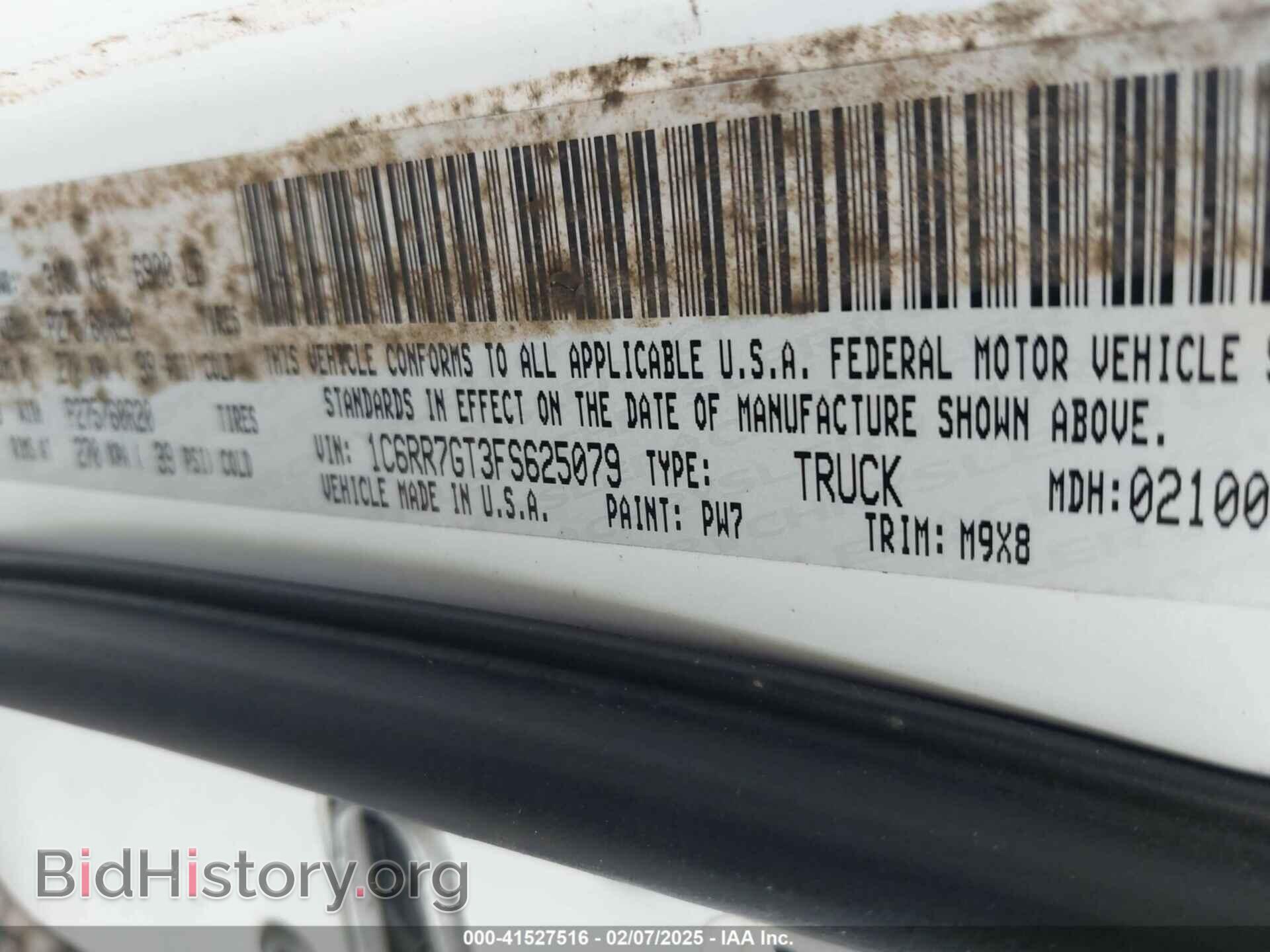 2015 RAM 1500 - VIN: 1C6RR7GT3FS625079 - Фото 9