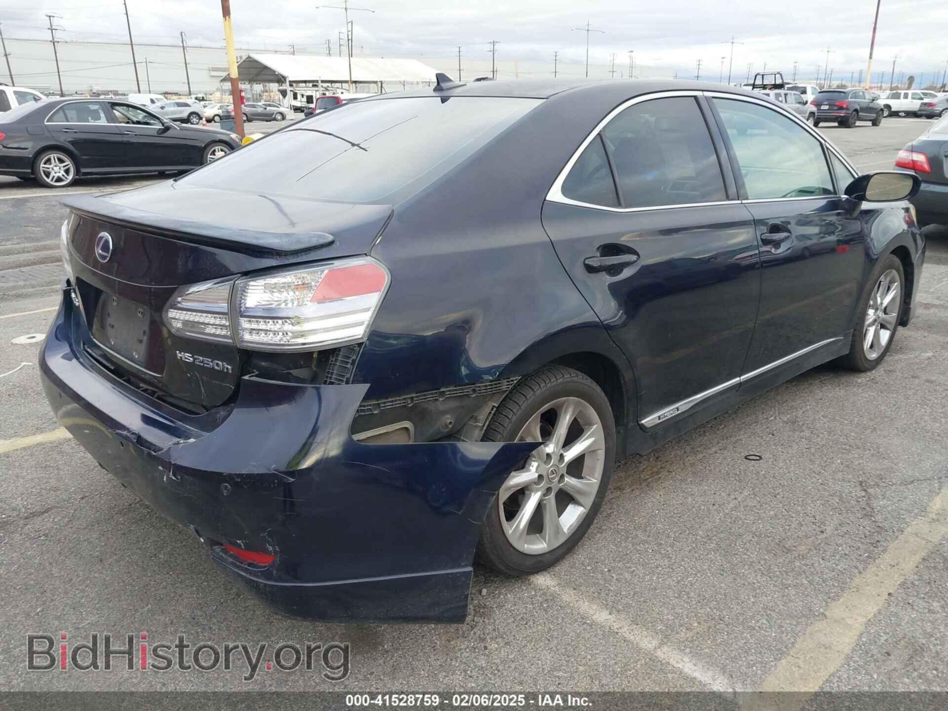 2010 LEXUS HS 250H - VIN: JTHBB1BA9A2012103 - Photo 4