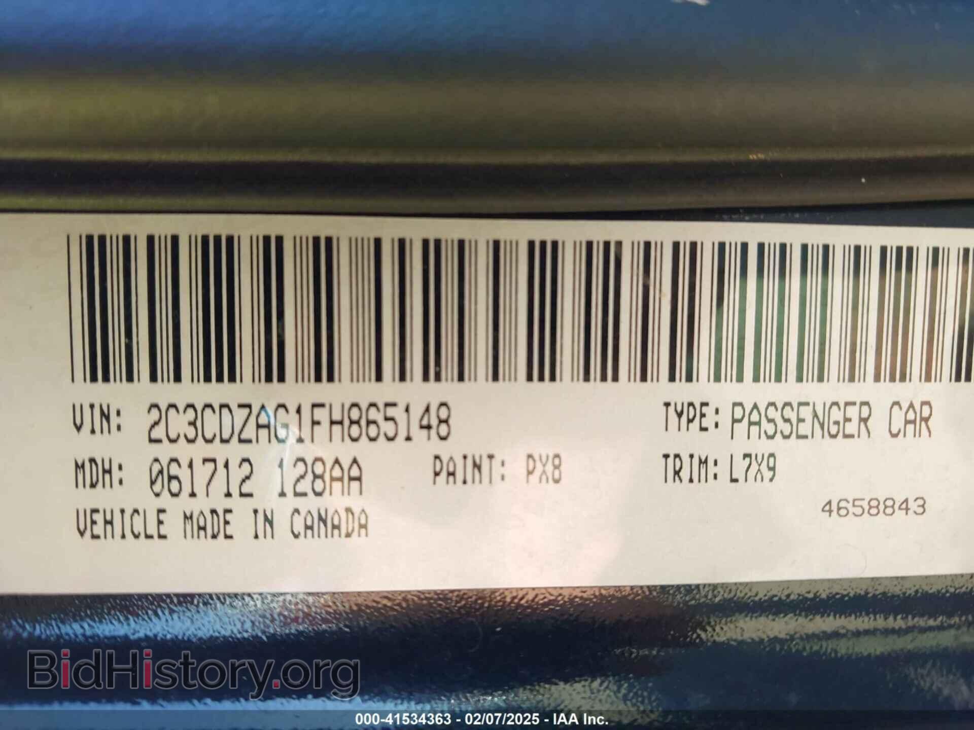 2015 DODGE CHALLENGER - VIN: 2C3CDZAG1FH865148 - Фото 9
