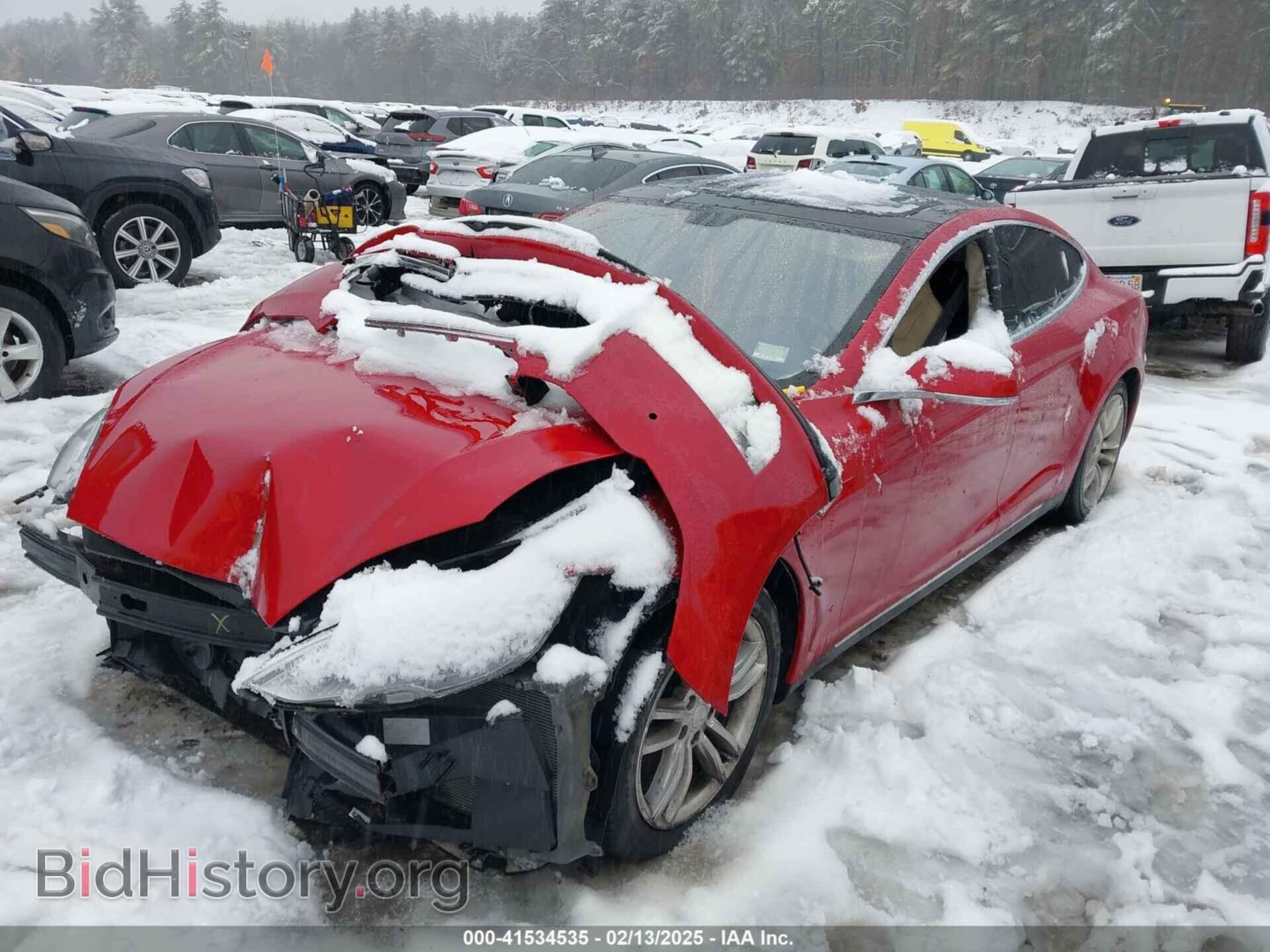 2014 TESLA MODEL S - VIN: 5YJSA1H11EFP51416 - Фото 2