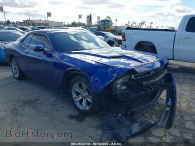 2019 Dodge CHALLENGER SXT, blue — VIN 2C3CDZAG4KH752062, IAAI