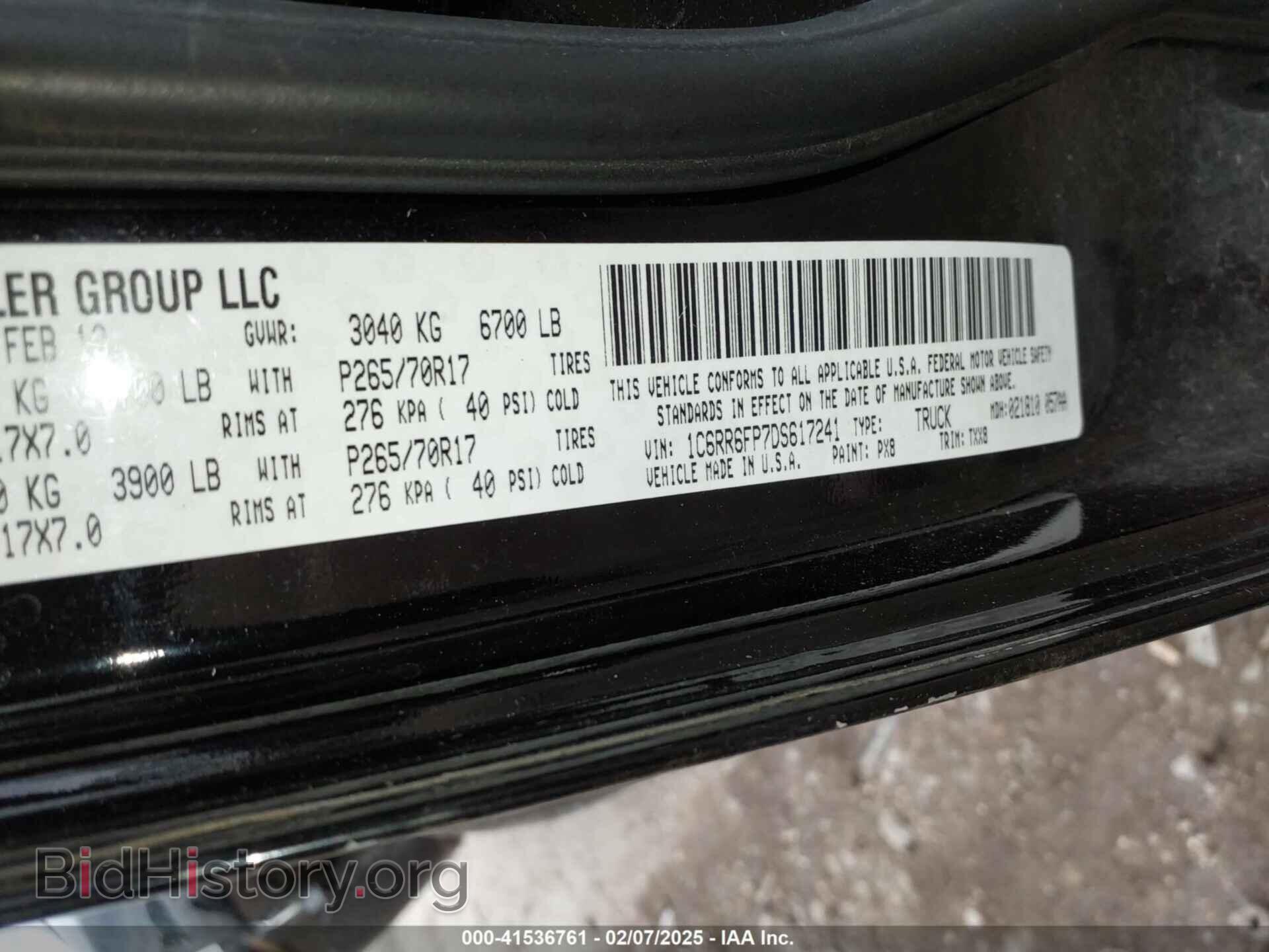 2013 RAM 1500 - VIN: 1C6RR6FP7DS617241 - Фото 9