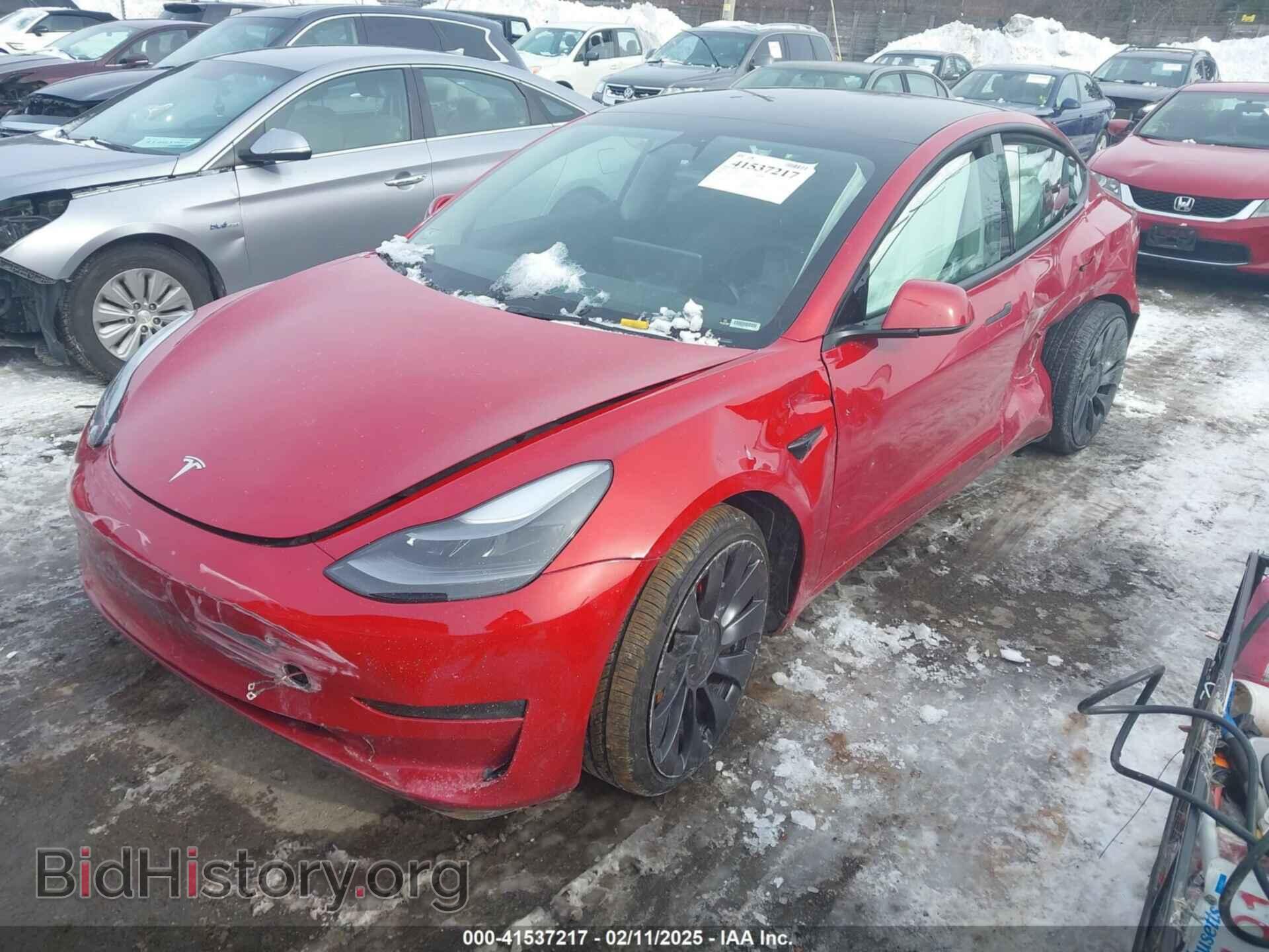 2023 TESLA MODEL 3 - VIN: 5YJ3E1ECXPF636976 - Фото 2