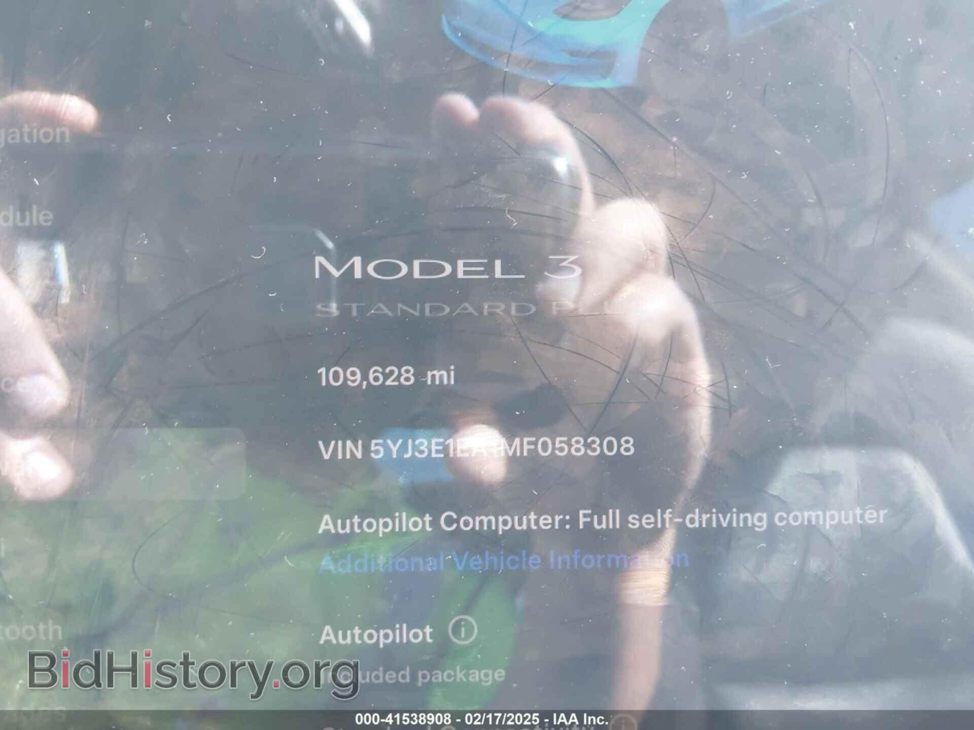 2021 TESLA MODEL 3 - VIN: 5YJ3E1EA1MF058308 - Photo 7