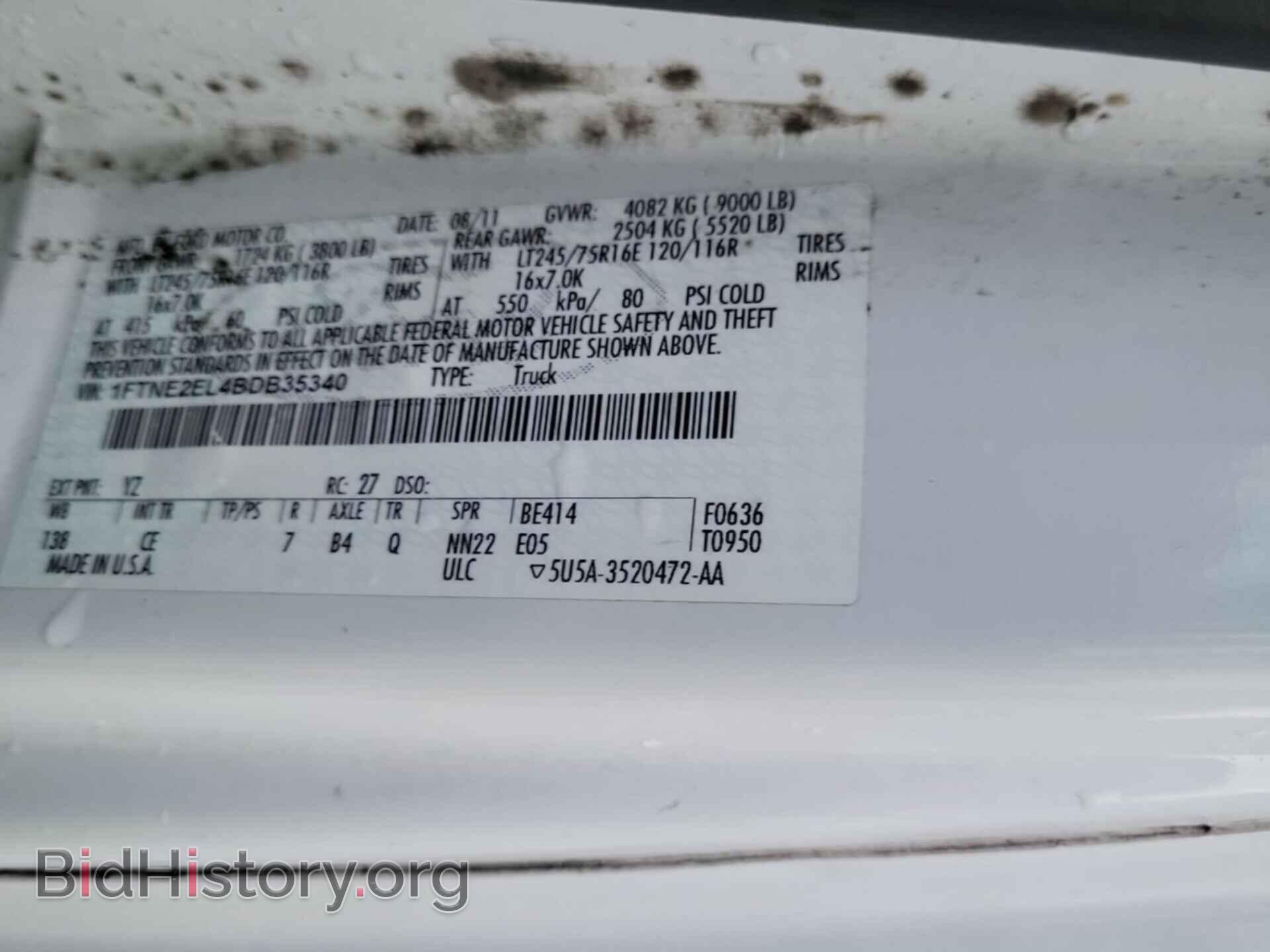 2011 FORD E-250 - VIN: 1FTNE2EL4BDB35340 - Photo 6
