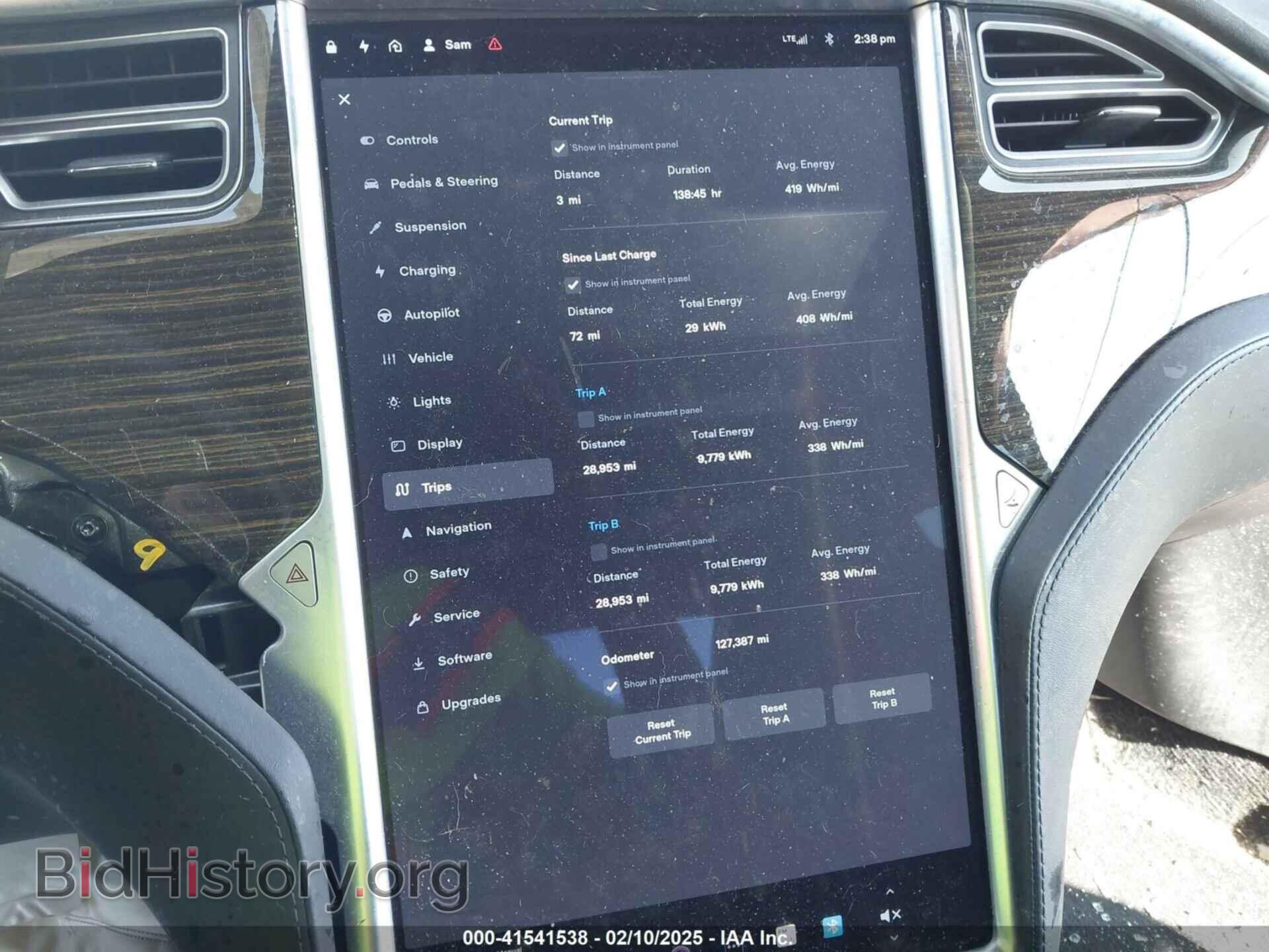 2015 TESLA MODEL S - VIN: 5YJSA4V45FF097442 - Фото 7