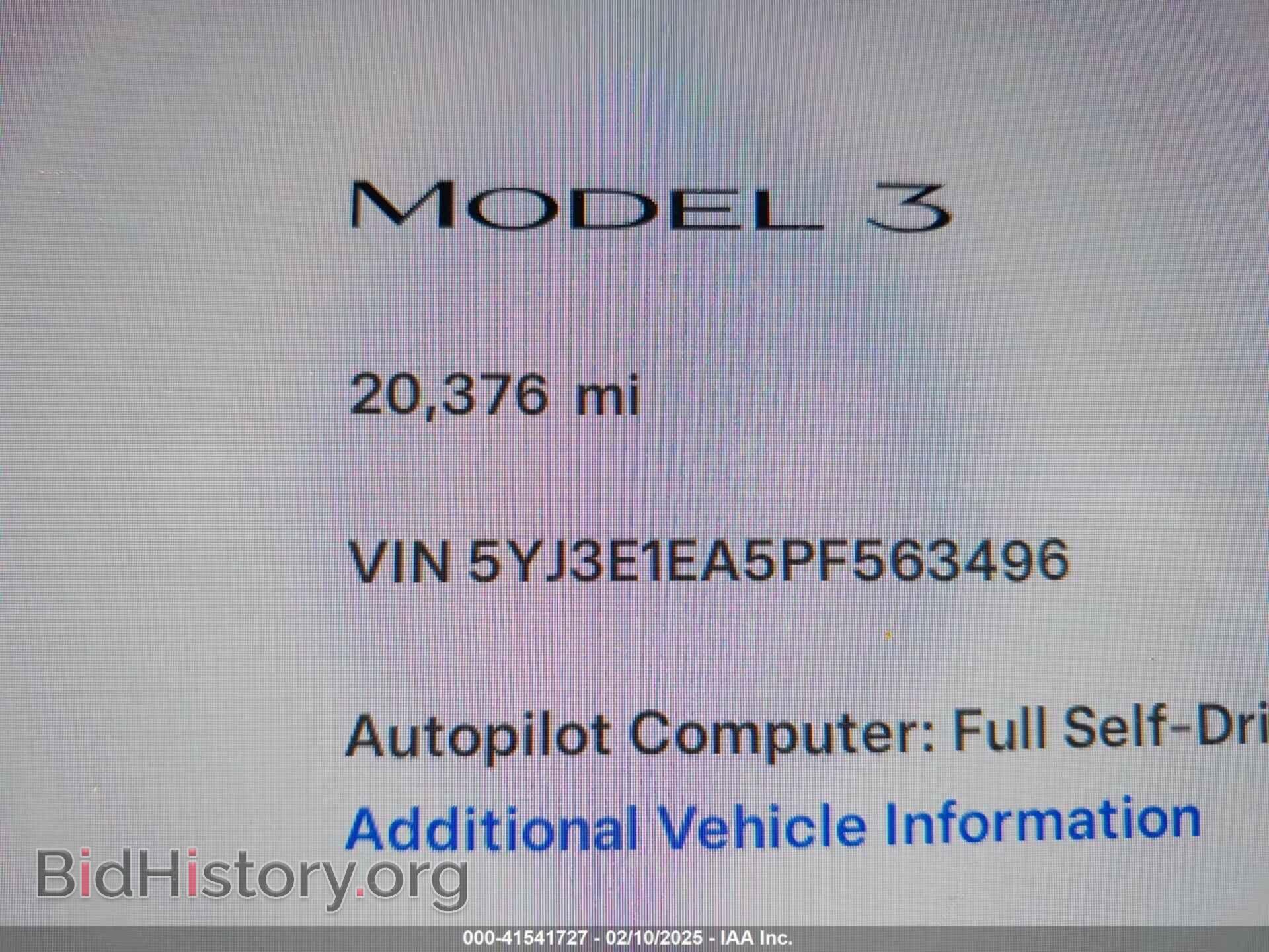 2023 TESLA MODEL 3 - VIN: 5YJ3E1EA5PF563496 - Фото 15