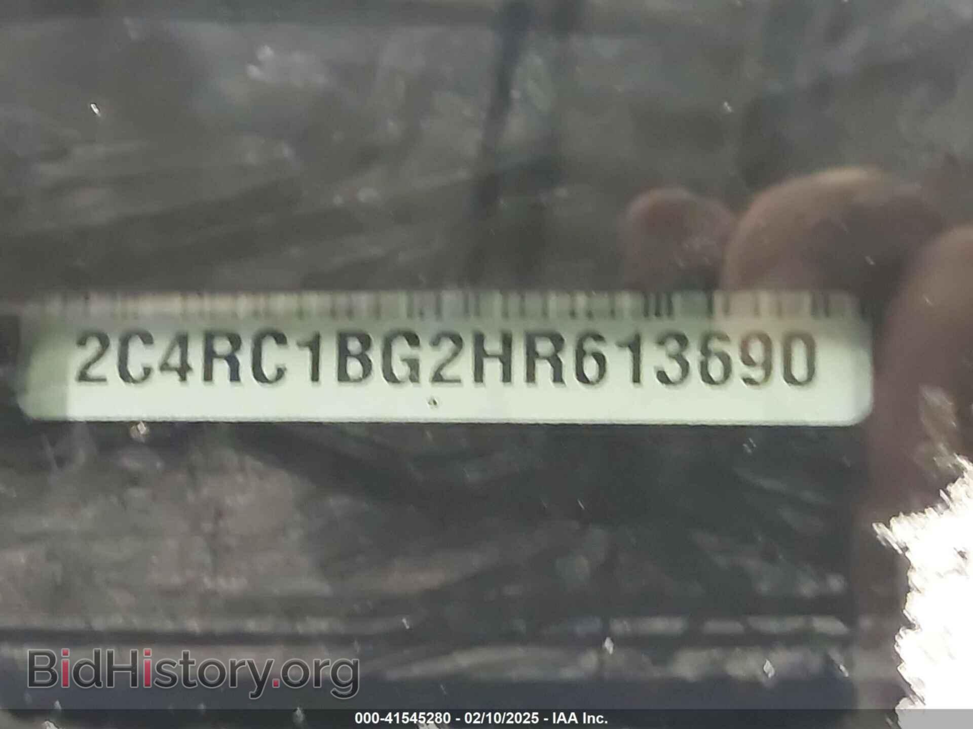 2017 CHRYSLER PACIFICA - VIN: 2C4RC1BG2HR613690 - Фото 9