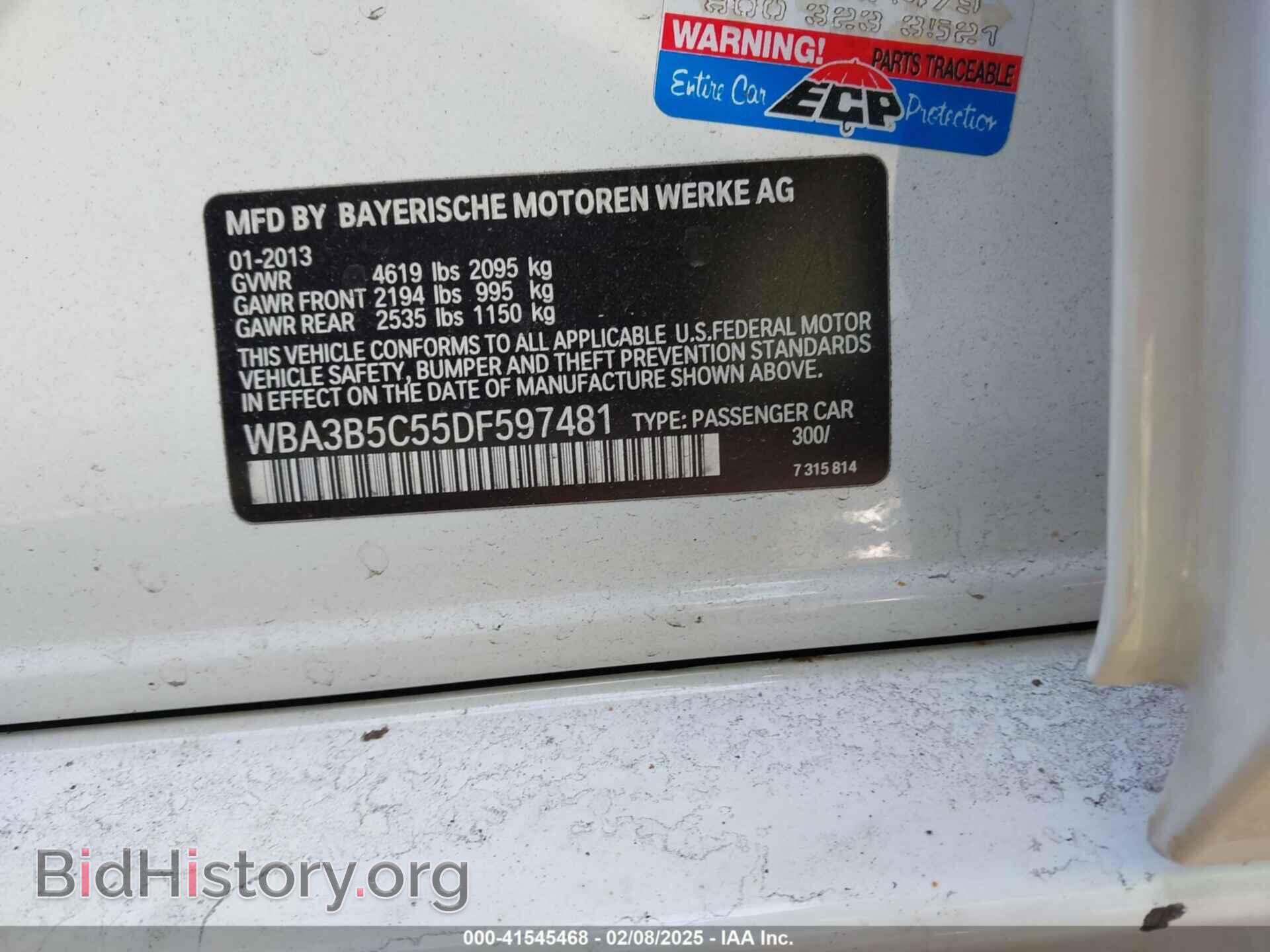2013 BMW 328I - VIN: WBA3B5C55DF597481 - Фото 9