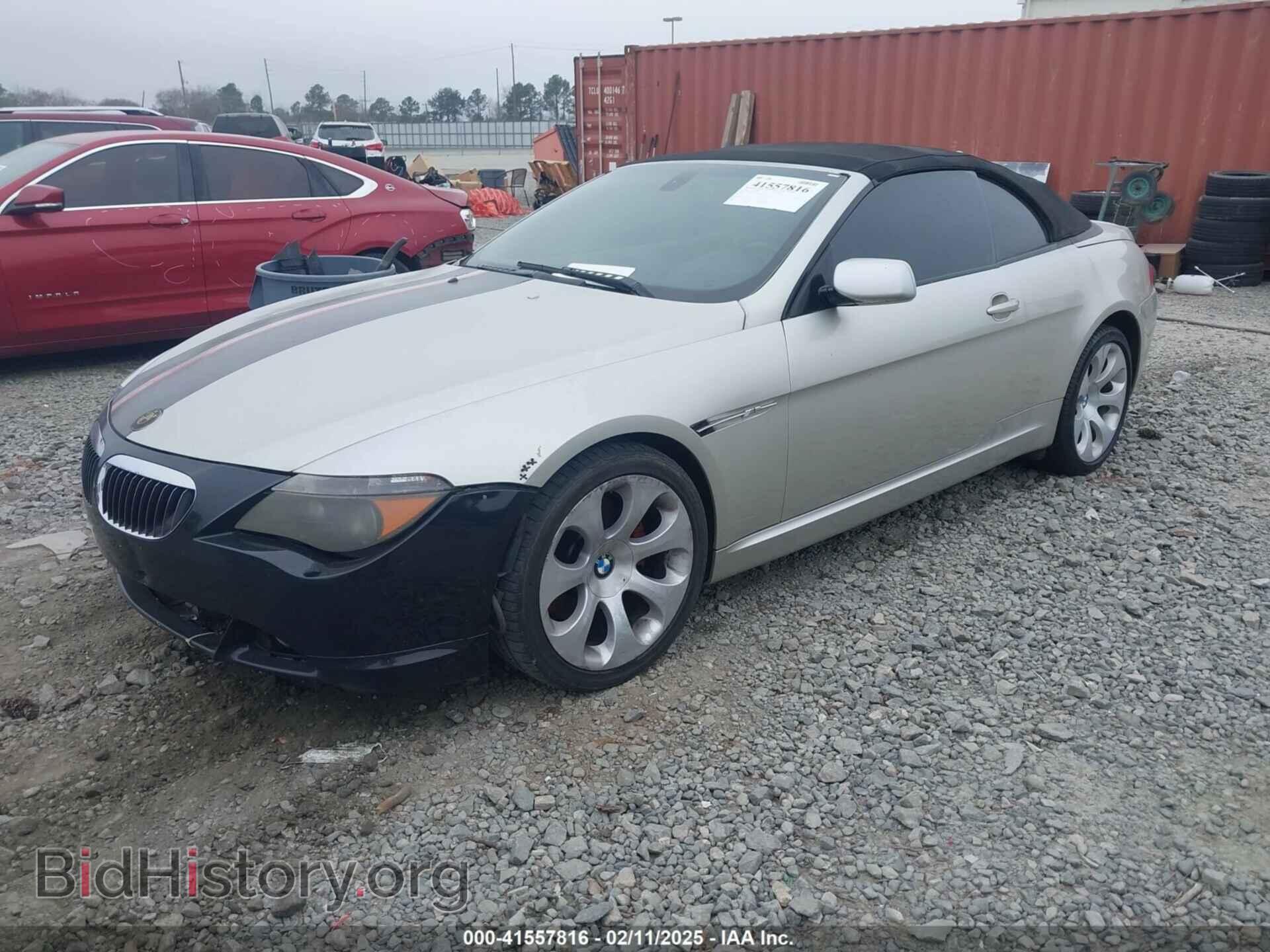 2006 BMW 650I - VIN: WBAEK13486CN79165 - Фото 2