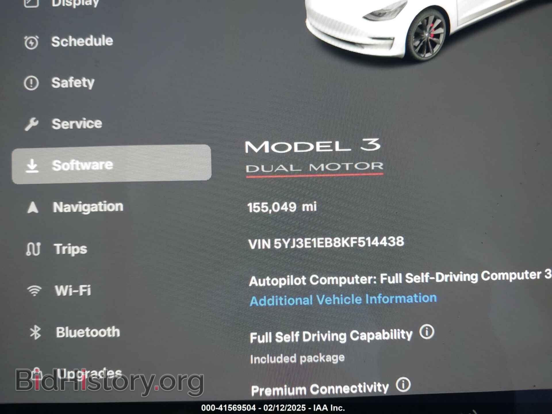2019 TESLA MODEL 3 - VIN: 5YJ3E1EB8KF514438 - Фото 7