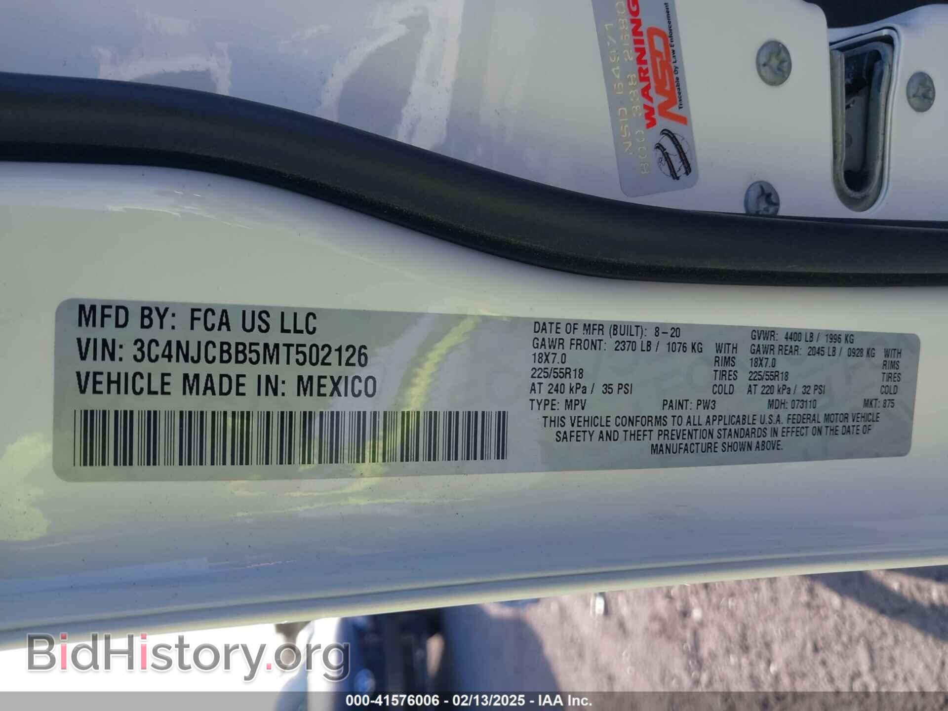 2021 JEEP COMPASS - VIN: 3C4NJCBB5MT502126 - Photo 9