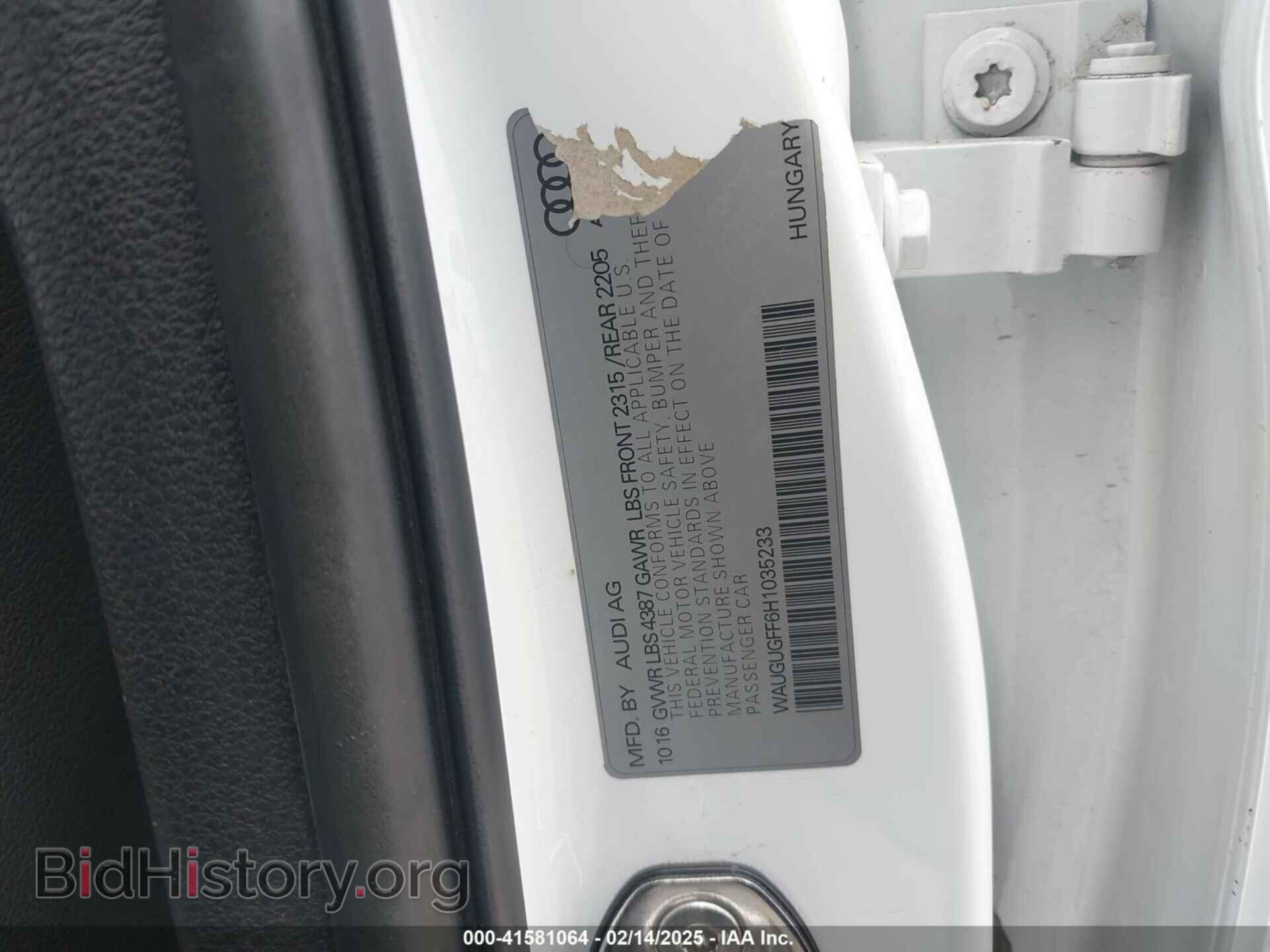2017 AUDI A3 - VIN: WAUGUGFF6H1035233 - Photo 9