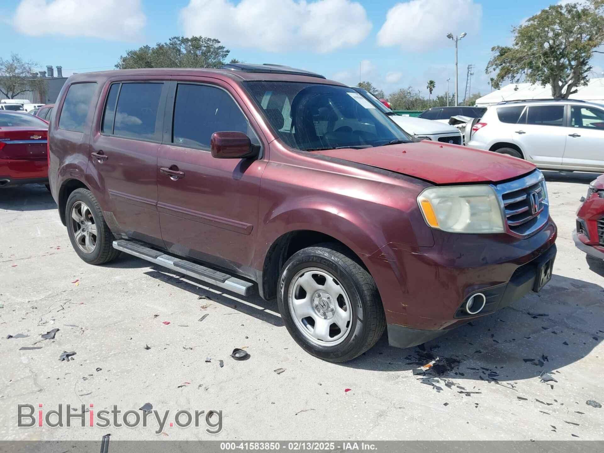 Фотография 5FNYF3H54CB008014 - HONDA PILOT 2012