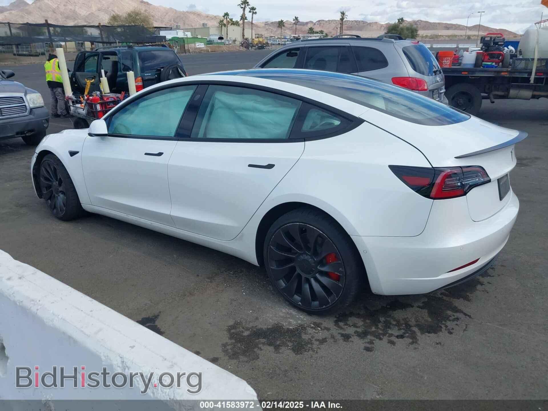2022 TESLA MODEL 3 - VIN: 5YJ3E1EC6NF111958 - Фото 3