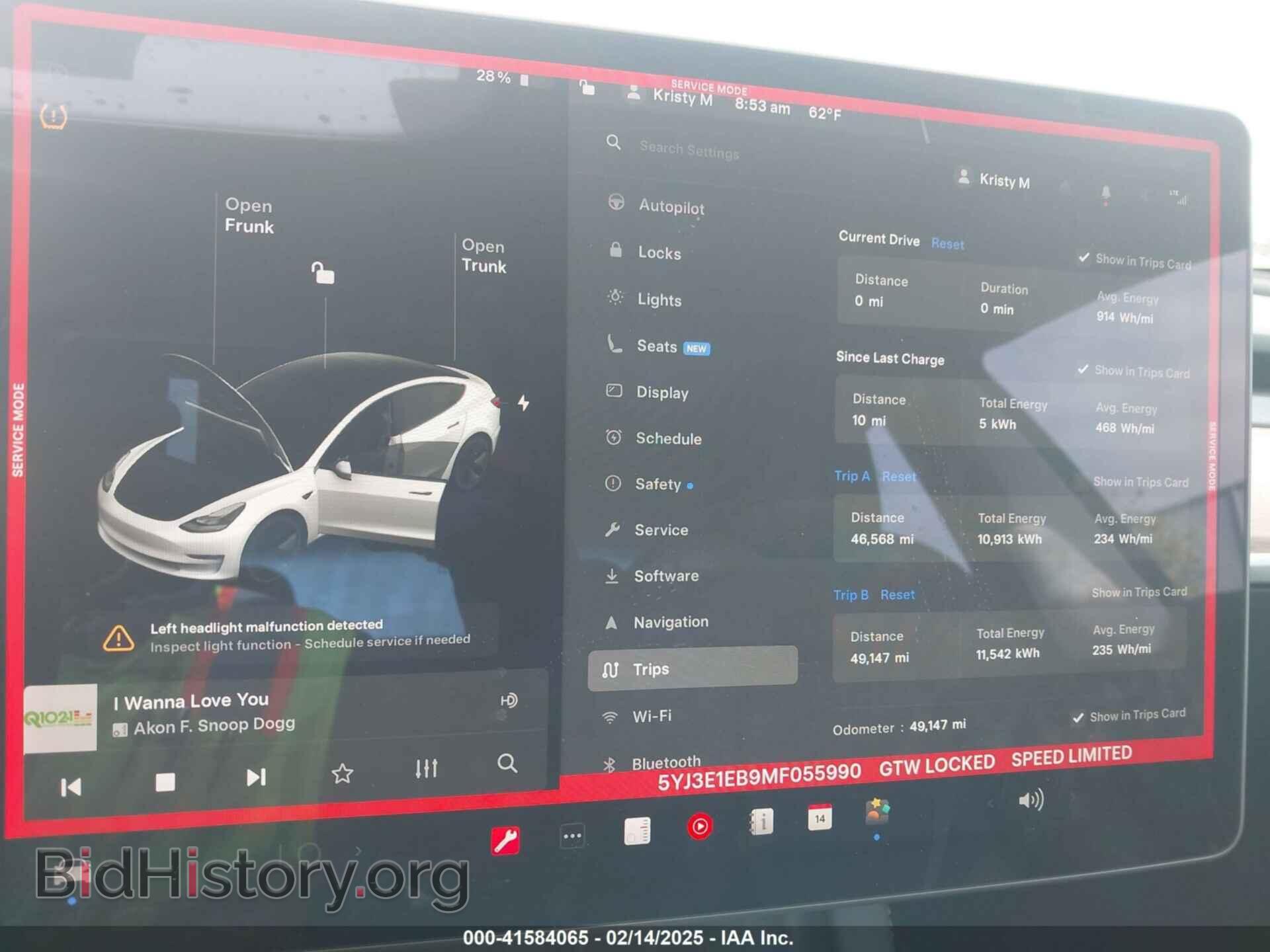 2021 TESLA MODEL 3 - VIN: 5YJ3E1EB9MF055990 - Фото 7