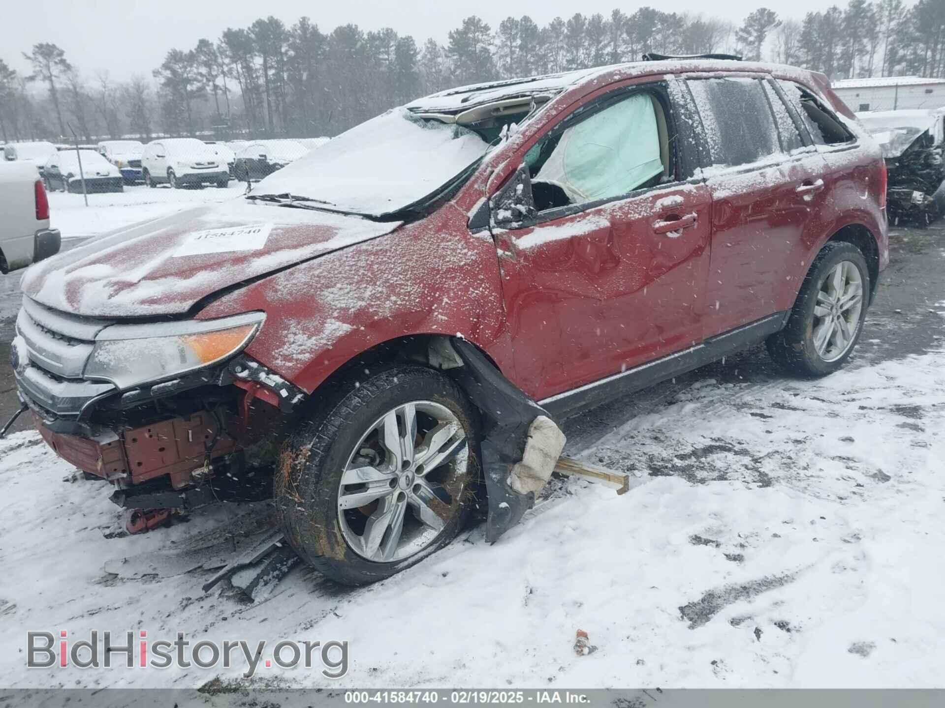 2014 FORD EDGE - VIN: 2FMDK3JC6EBB10929 - Фото 2