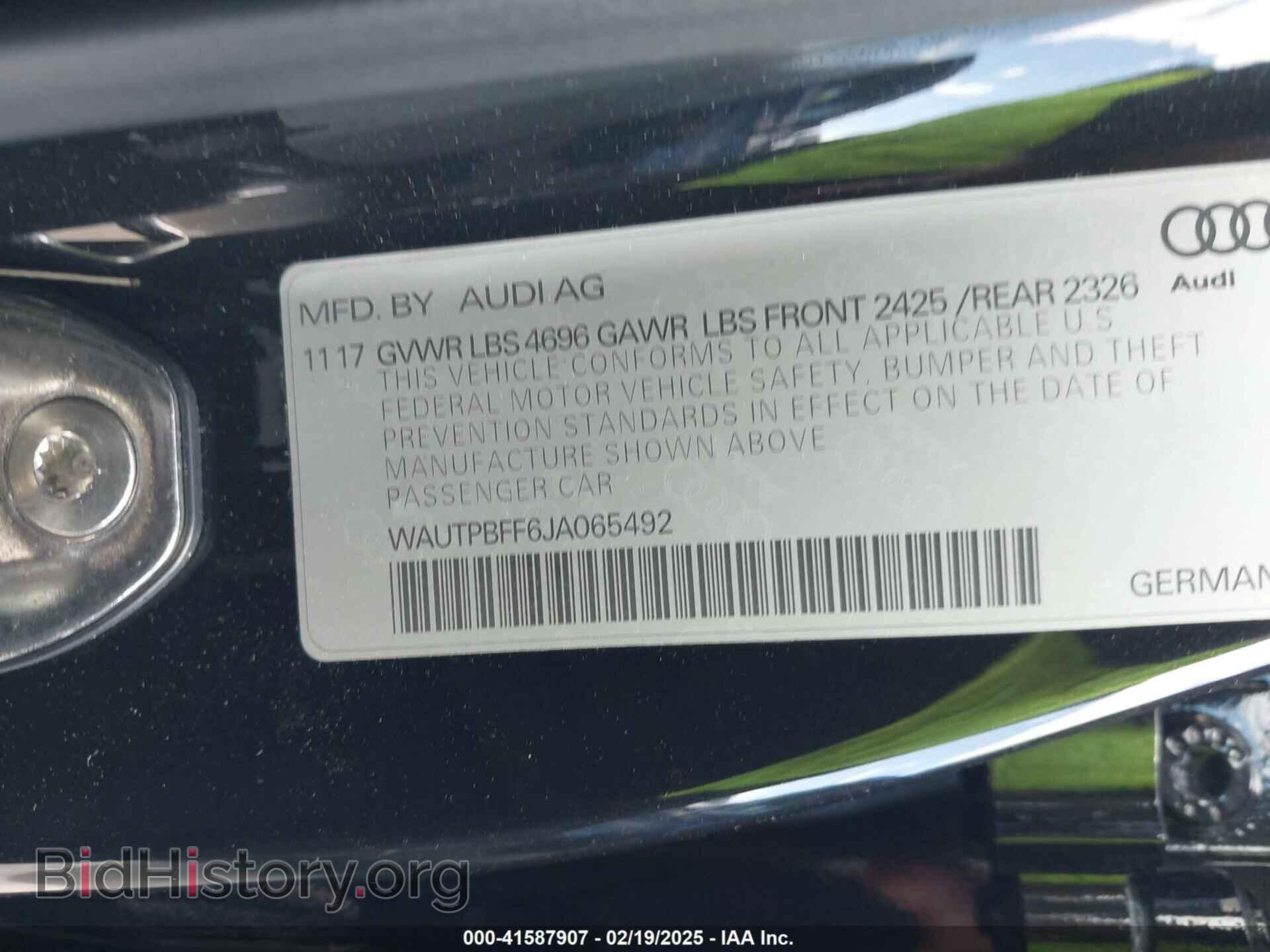 2018 AUDI A3 E-TRON - VIN: WAUTPBFF6JA065492 - Фото 9