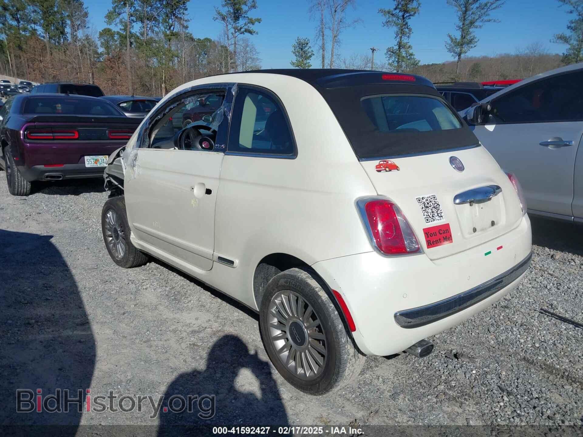 2012 FIAT 500C - VIN: 3C3CFFER7CT119178 - Фото 3
