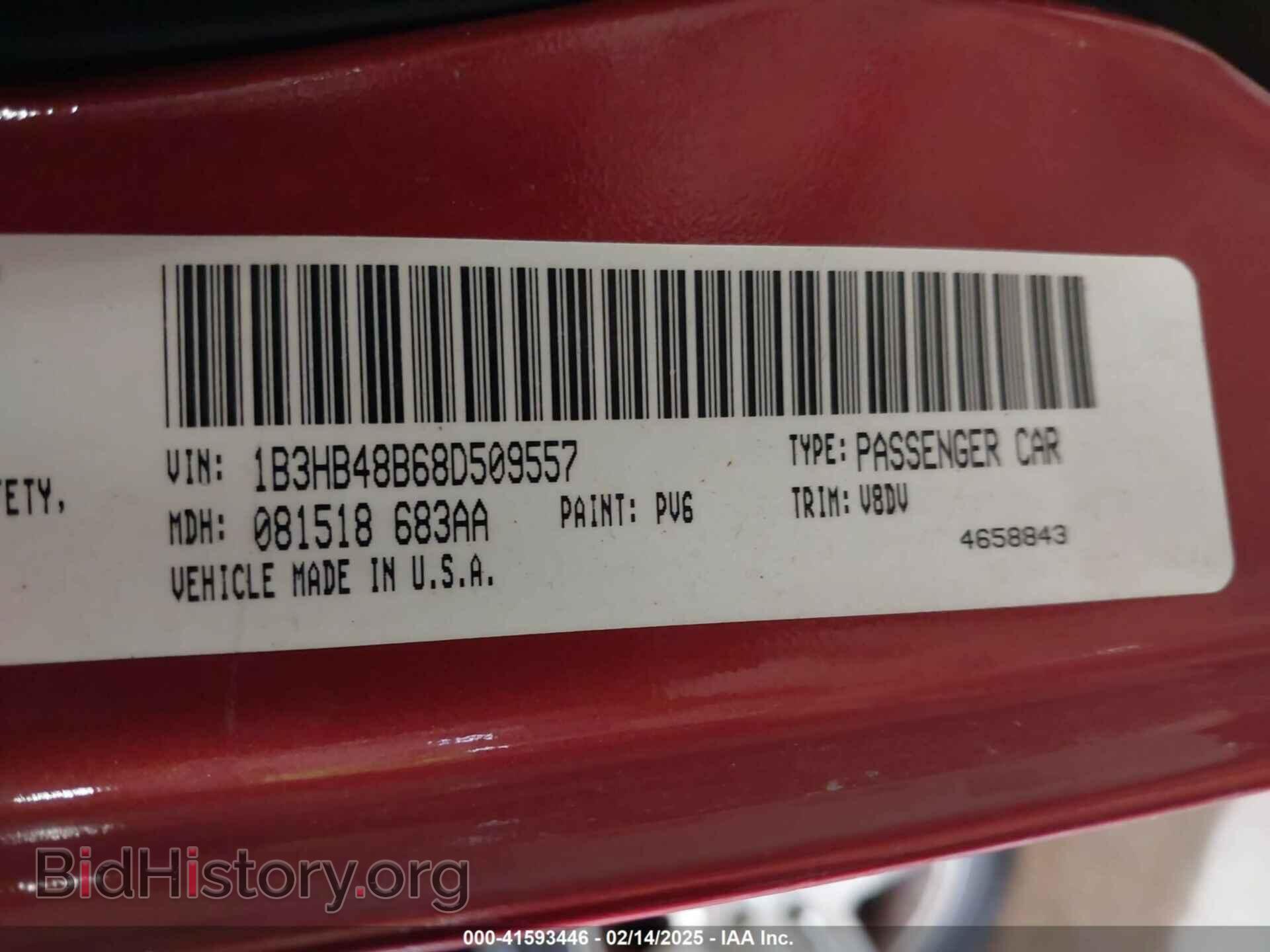 2008 DODGE CALIBER - VIN: 1B3HB48B68D509557 - Photo 9
