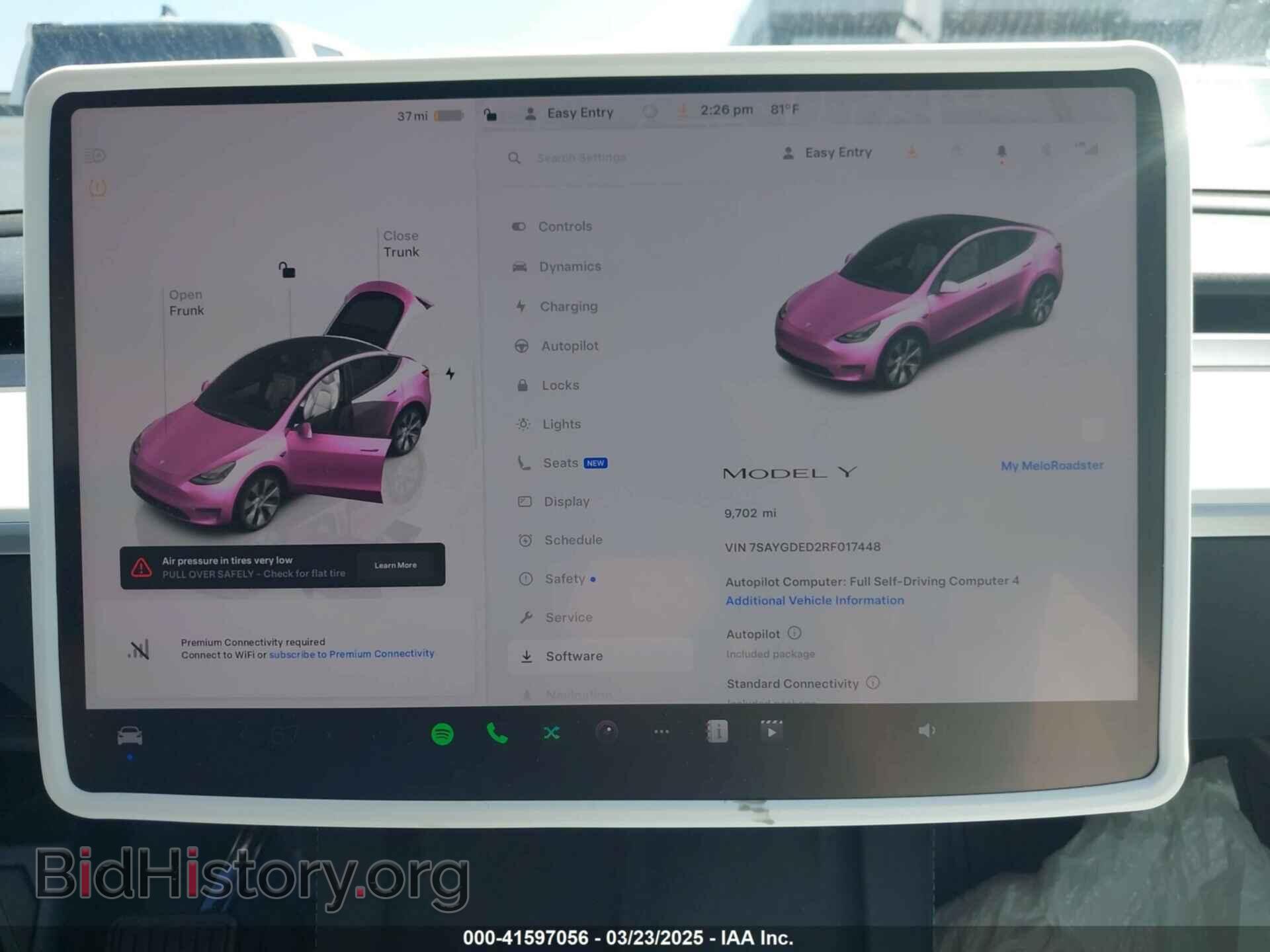 2024 TESLA MODEL Y - VIN: 7SAYGDED2RF017448 - Фото 18