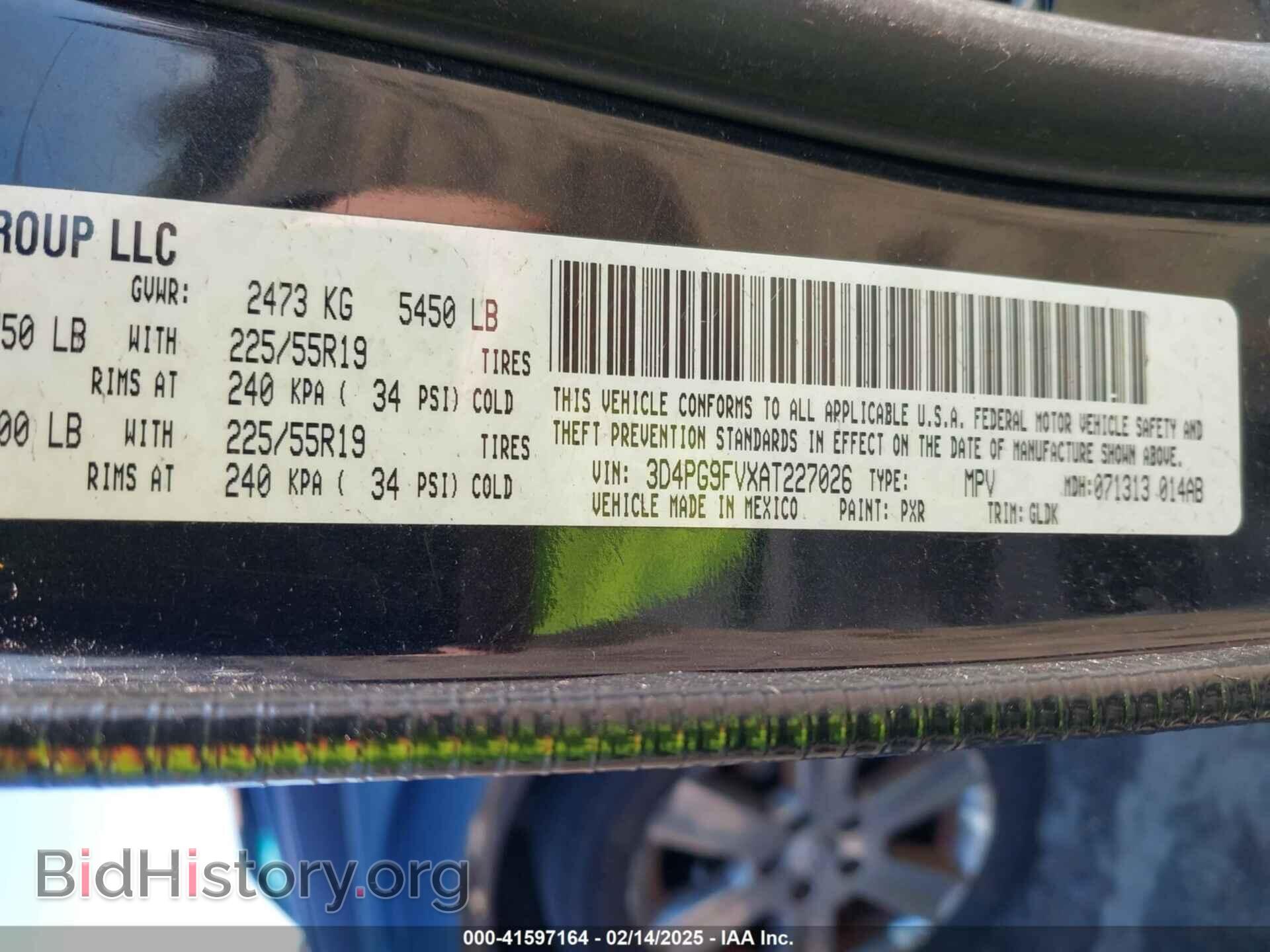 2010 DODGE JOURNEY - VIN: 3D4PG9FVXAT227026 - Фото 9