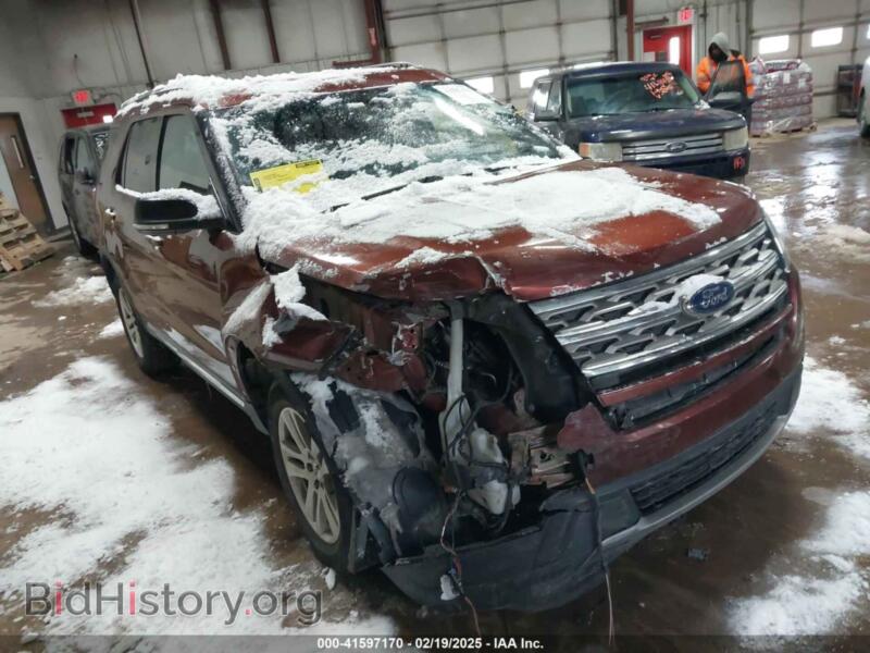 2018 Ford EXPLORER XLT (VIN 1FM5K8D83JGB29076) — фото 1 из 16, IAAI, повреждение: правая передняя часть