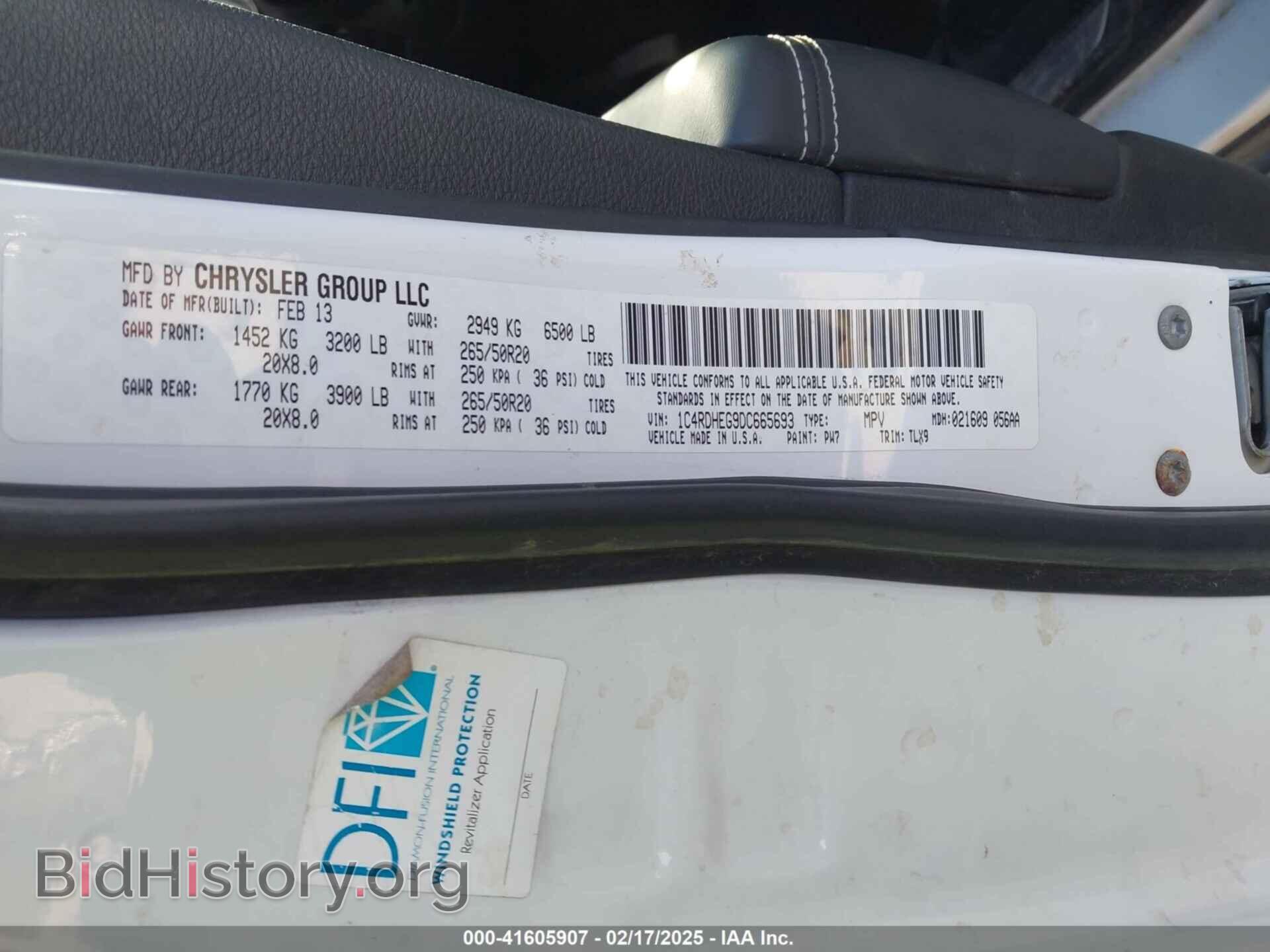 2013 DODGE DURANGO - VIN: 1C4RDHEG9DC665693 - Фото 9