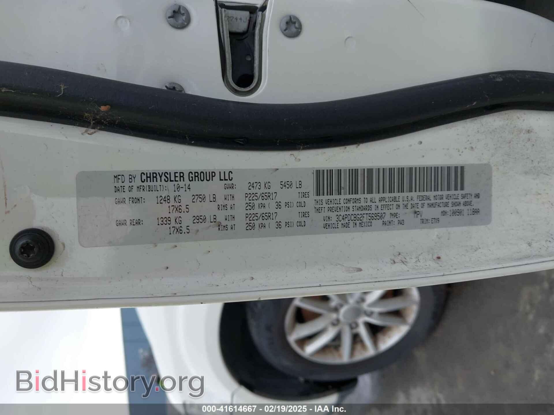 2015 DODGE JOURNEY - VIN: 3C4PDCBG2FT569507 - Photo 9