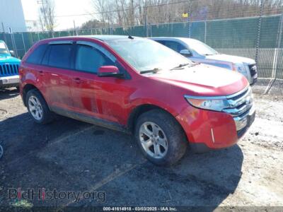 2012 Ford EDGE SEL, red — VIN 2FMDK4JC0CBA45059, IAAI