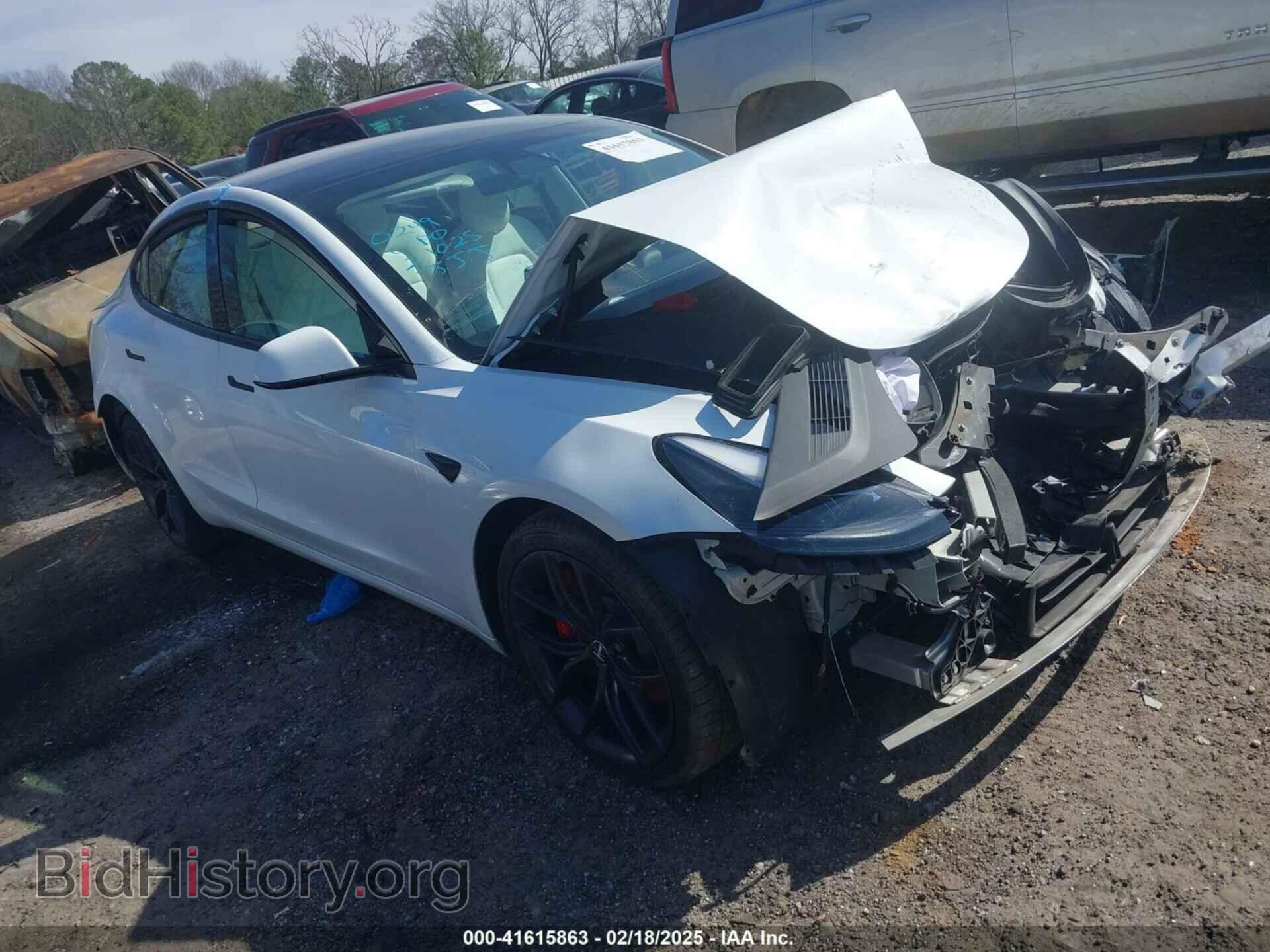 Photo 5YJ3E1EC6MF020249 - TESLA MODEL 3 2021