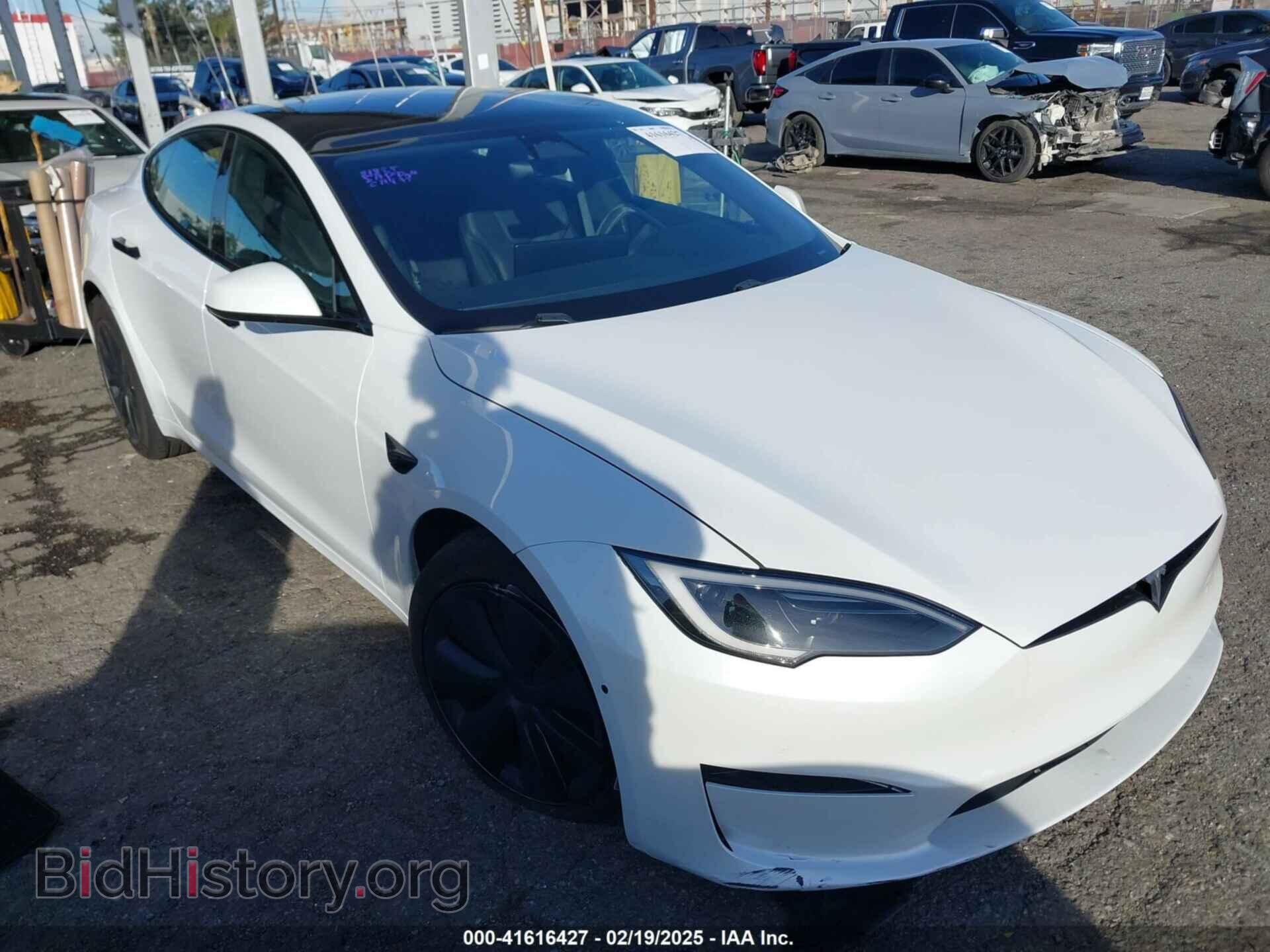 Photo 5YJSA1E56NF493062 - TESLA MODEL S 2022