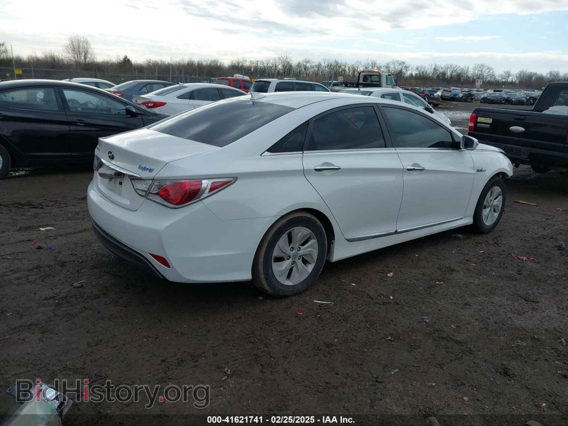 2014 HYUNDAI SONATA HYBRID - VIN: KMHEC4A4XEA113473 - Фото 4