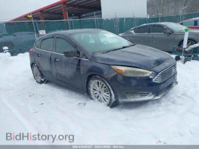 2017 Ford FOCUS Titanium, blue — VIN 1FADP3N25HL272276, IAAI